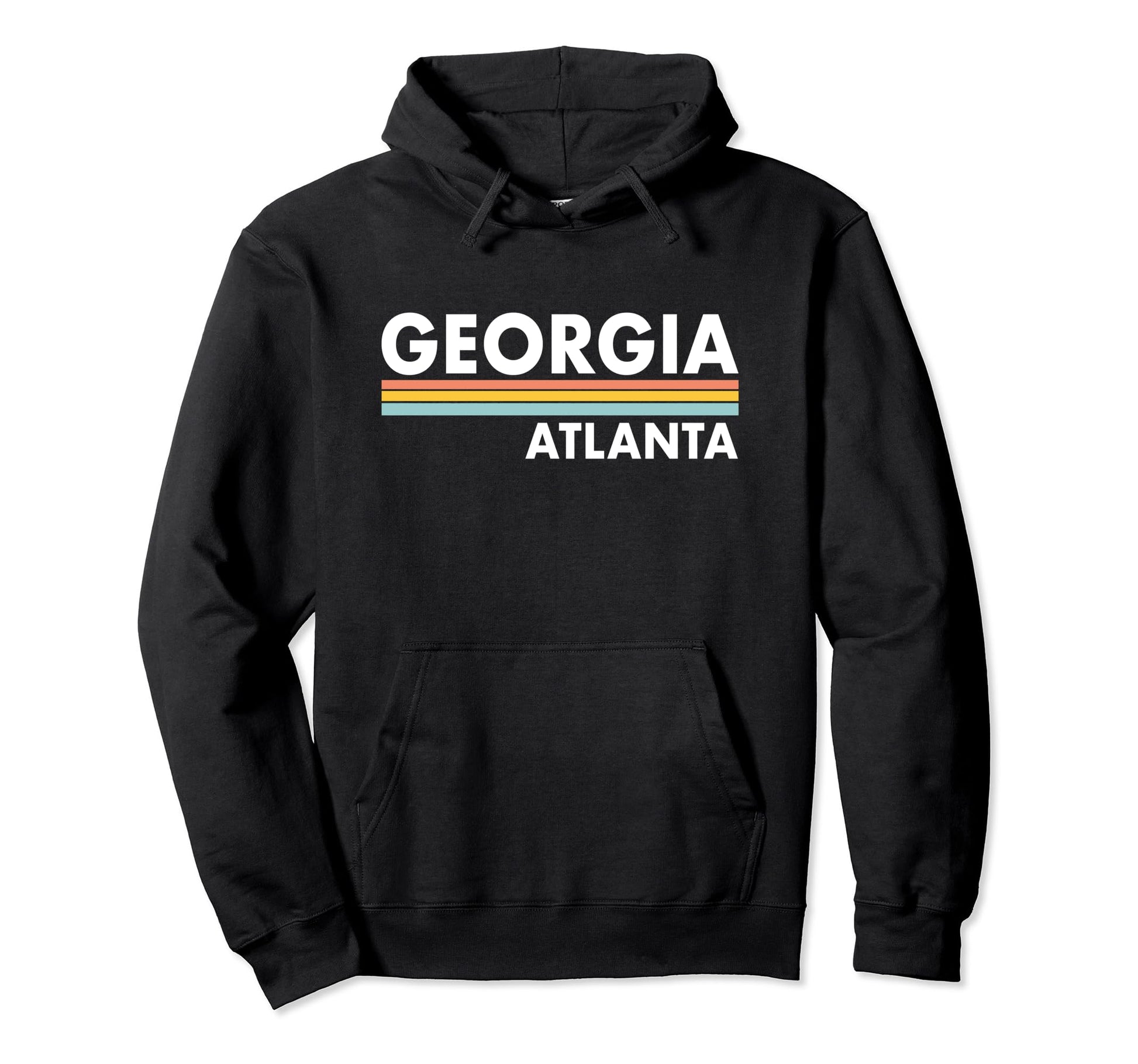 Georgia Atlanta Stripes Hoodie - Aesthetic Graphic Men Women - T-Shirt, Sweatshirt, Hoodie