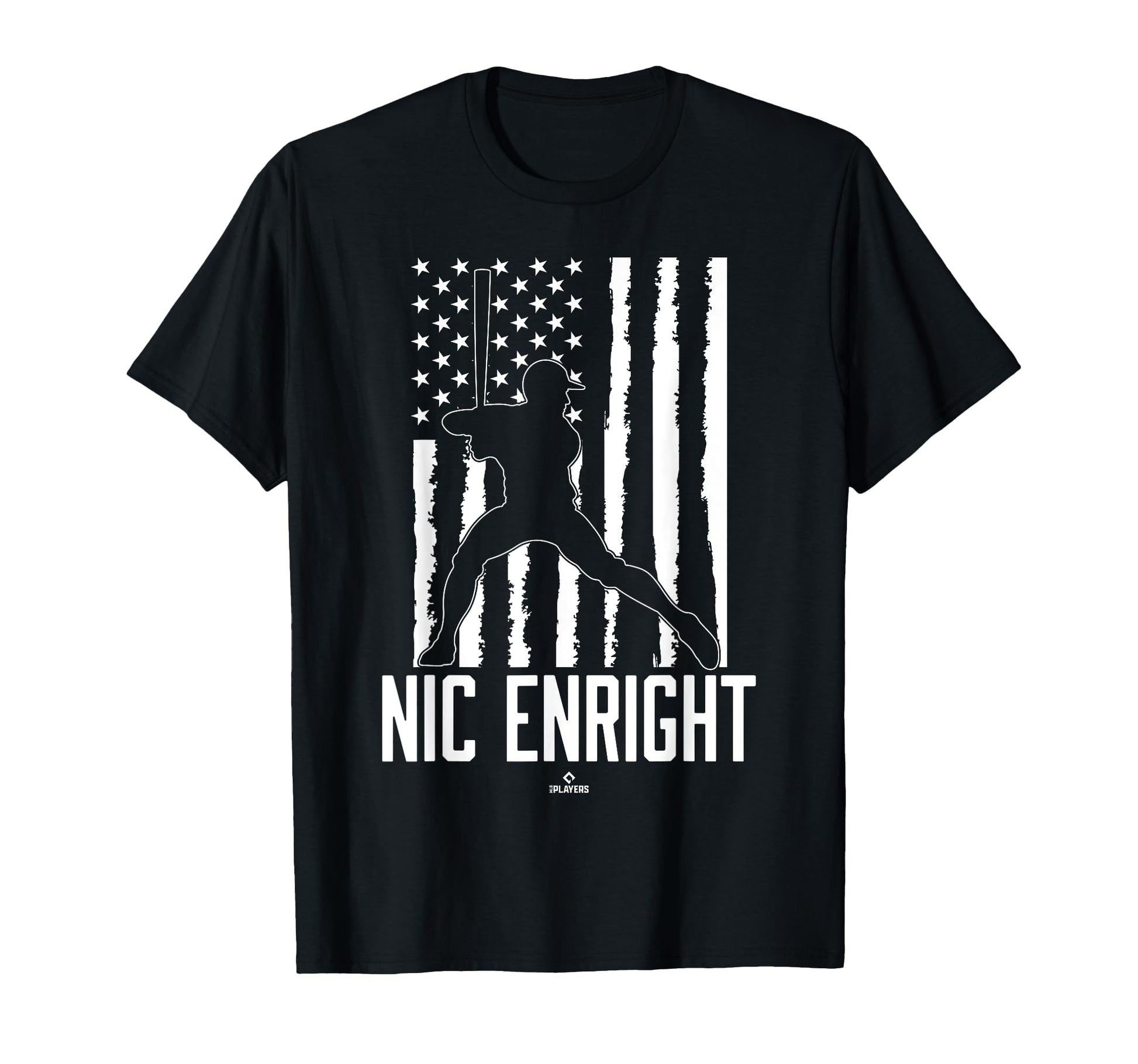 Distressed Flag Swing Nic Enright T-Shirt - Unique Graphic Men Women - T-Shirt, Sweatshirt, Hoodie