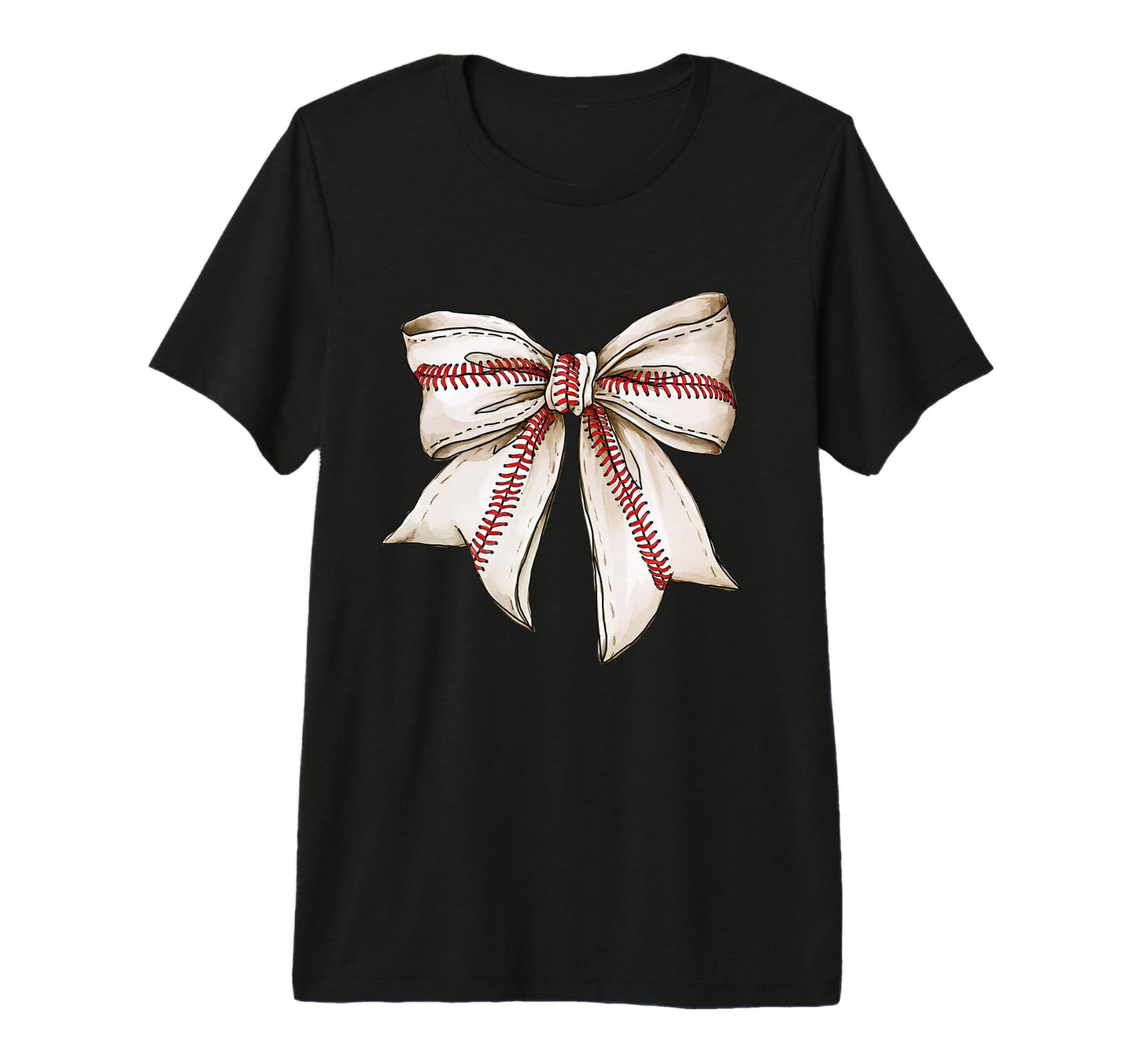 Baseball Mom Coquette Bow Game Day Tri Blend T-Shirt - Graphic Print Unisex - T-Shirt, Sweatshirt, Hoodie