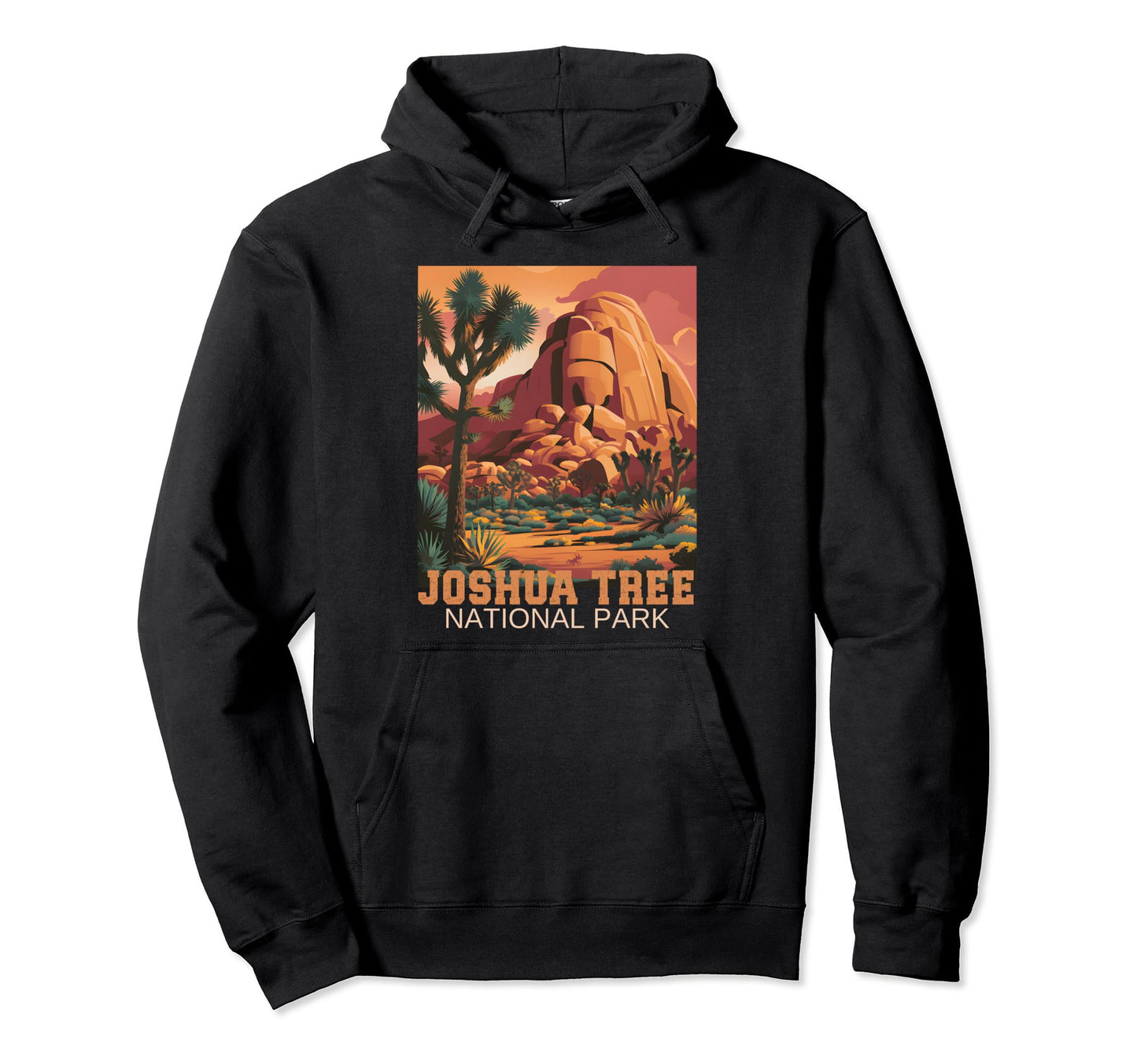 Joshua Tree National Park Outdoor Hoodie - Trendy Graphic for Adults - T-Shirt, Sweatshirt, Hoodie