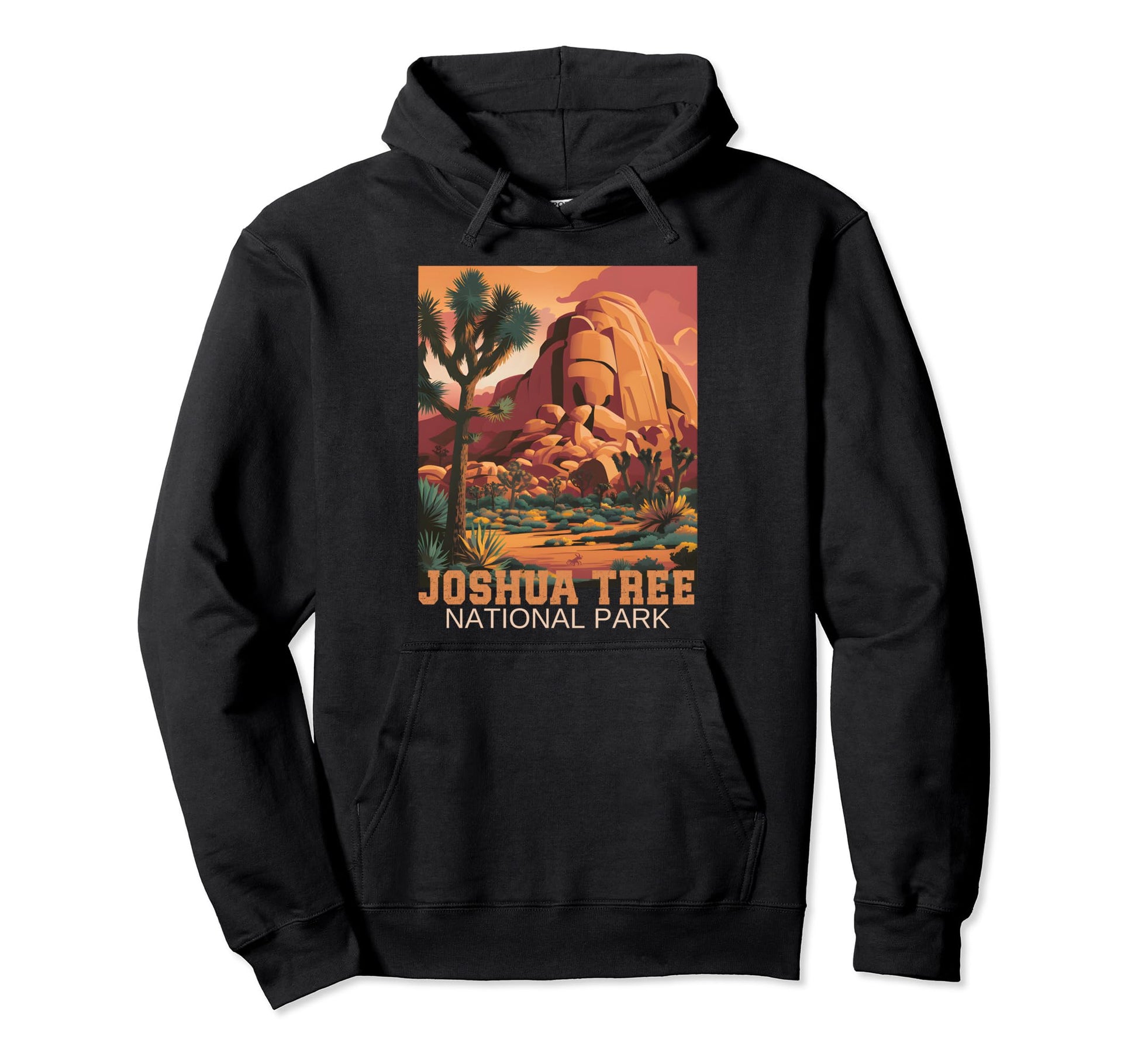 Joshua Tree National Park Outdoor Hoodie - Trendy Graphic for Adults - T-Shirt, Sweatshirt, Hoodie