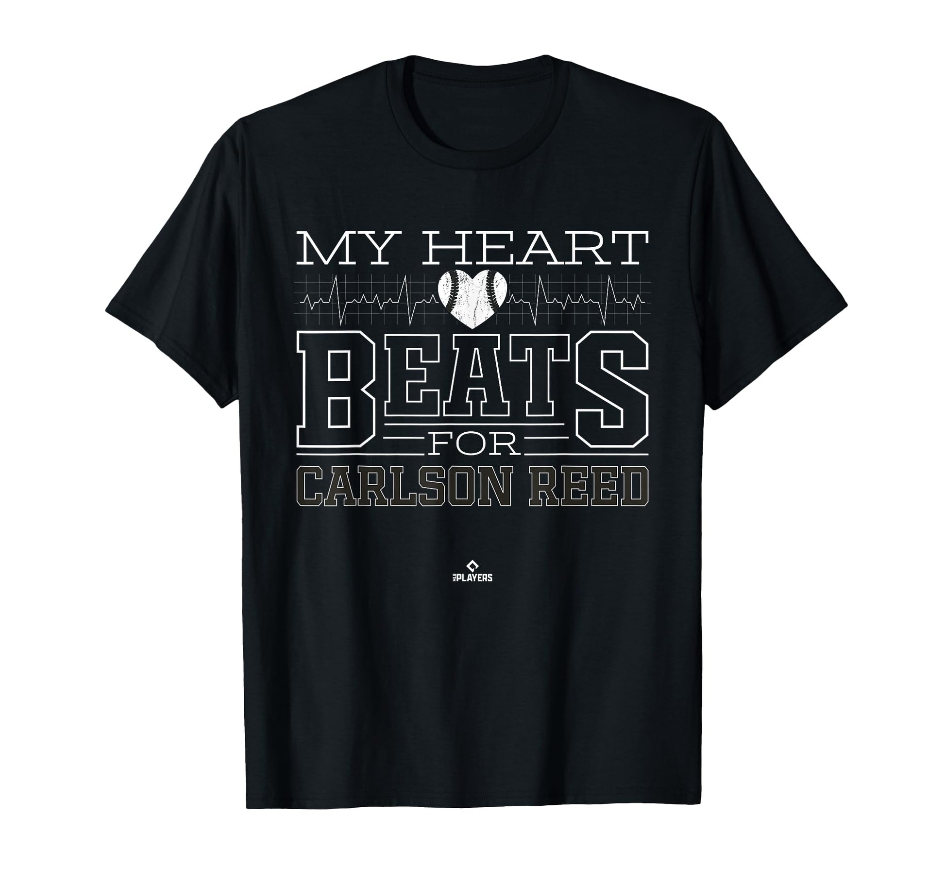 My Heart Beats Carlson Reed Prospect T-Shirt - Trendy Graphic Men Women - T-Shirt, Sweatshirt, Hoodie