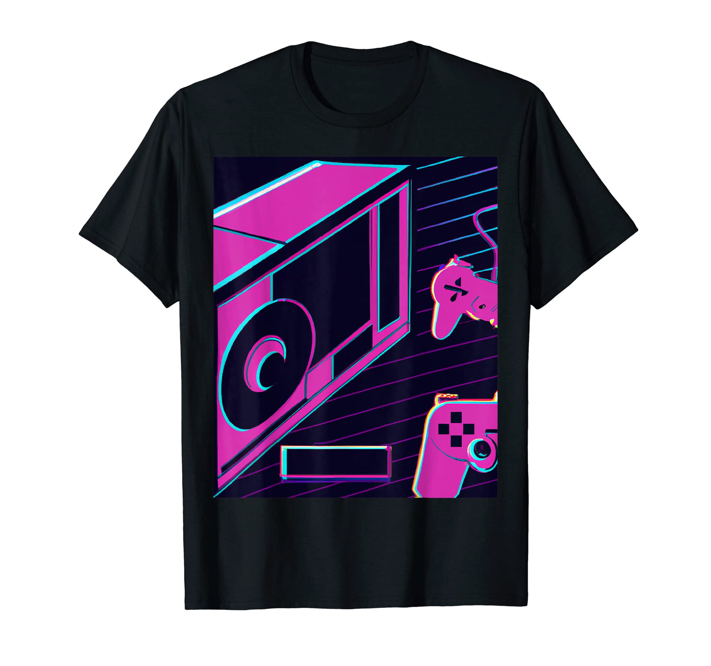 Vaporwave Aesthetic Future Gaming T-Shirt - Trendy Graphic for Adults - T-Shirt, Sweatshirt, Hoodie