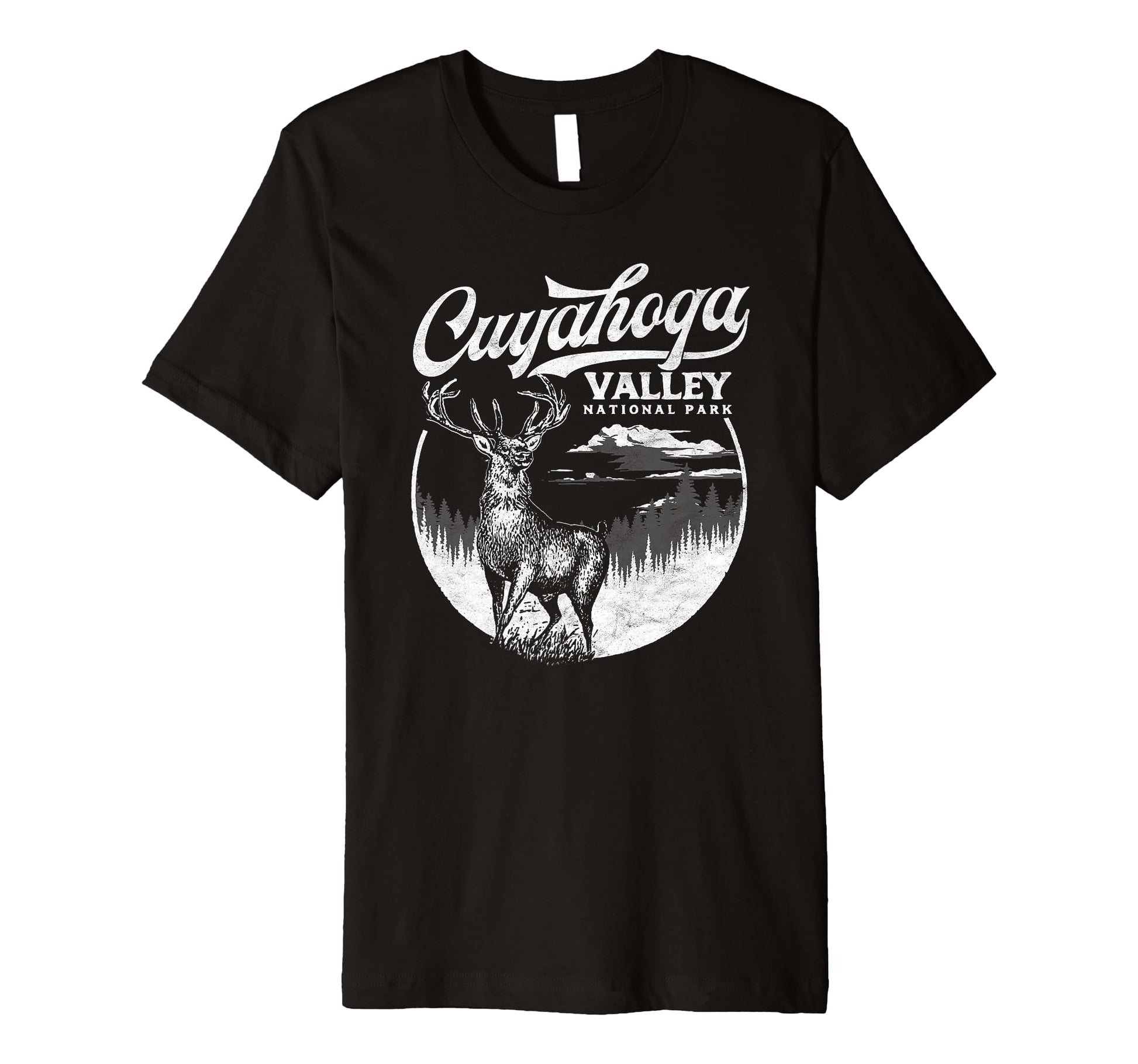 Cuyahoga Valley National Park Stag T-Shirt - Aesthetic Graphic for Adults - T-Shirt, Sweatshirt, Hoodie