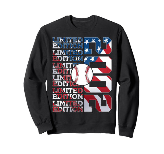 2002 Baseball 24Th Birthday Sweatshirt - Fun Novelty Design for Adults - T-Shirt, Sweatshirt, Hoodie