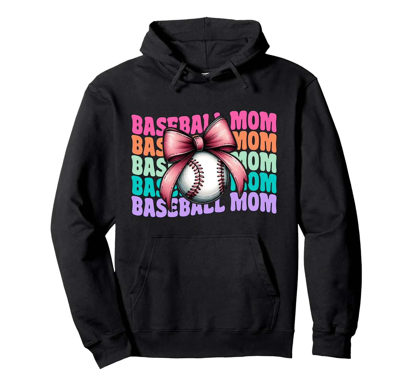 Baseball Mom Baseball Mama Mothers Hoodie - Aesthetic Graphic for Adults - T-Shirt, Sweatshirt, Hoodie