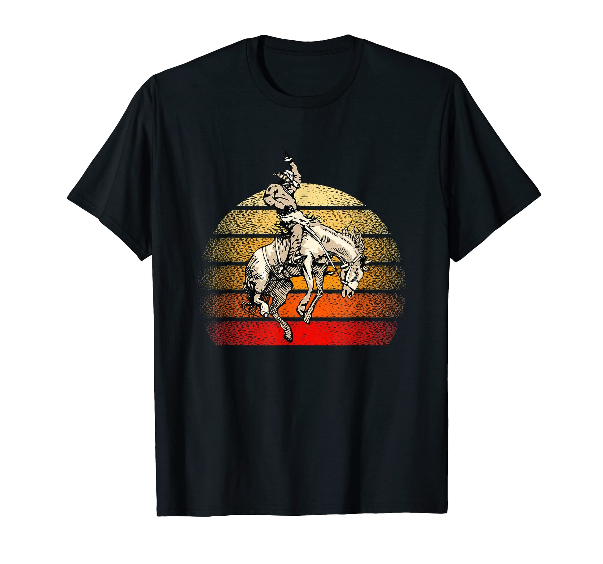 Cowboy Wild West Western Rodeo Lover T-Shirt - Minimalist Print Men Women - T-Shirt, Sweatshirt, Hoodie