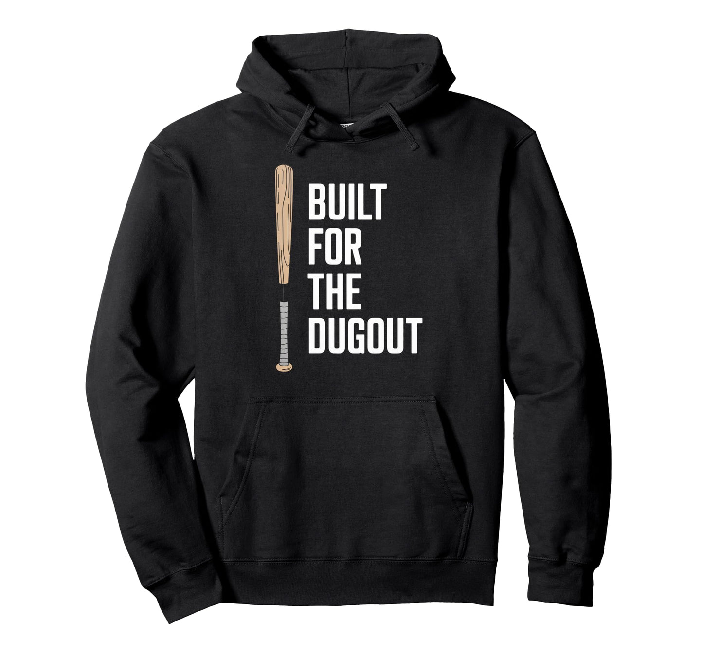 Funny Built Dugout Baseball Sports Hoodie - Aesthetic Graphic Men Women - T-Shirt, Sweatshirt, Hoodie