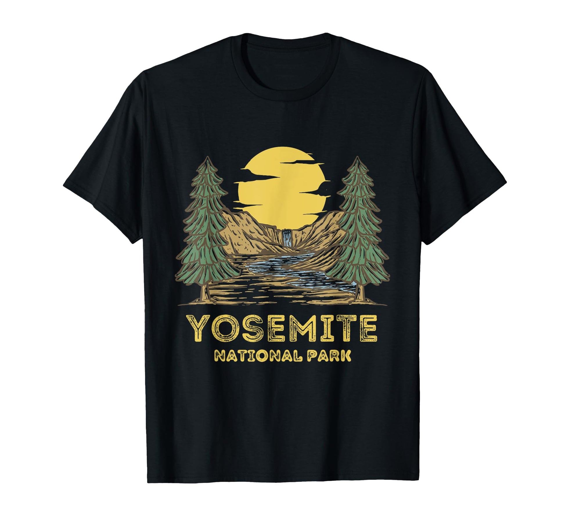 Yosemite National Park California T-Shirt - Graphic Print Unisex - T-Shirt, Sweatshirt, Hoodie