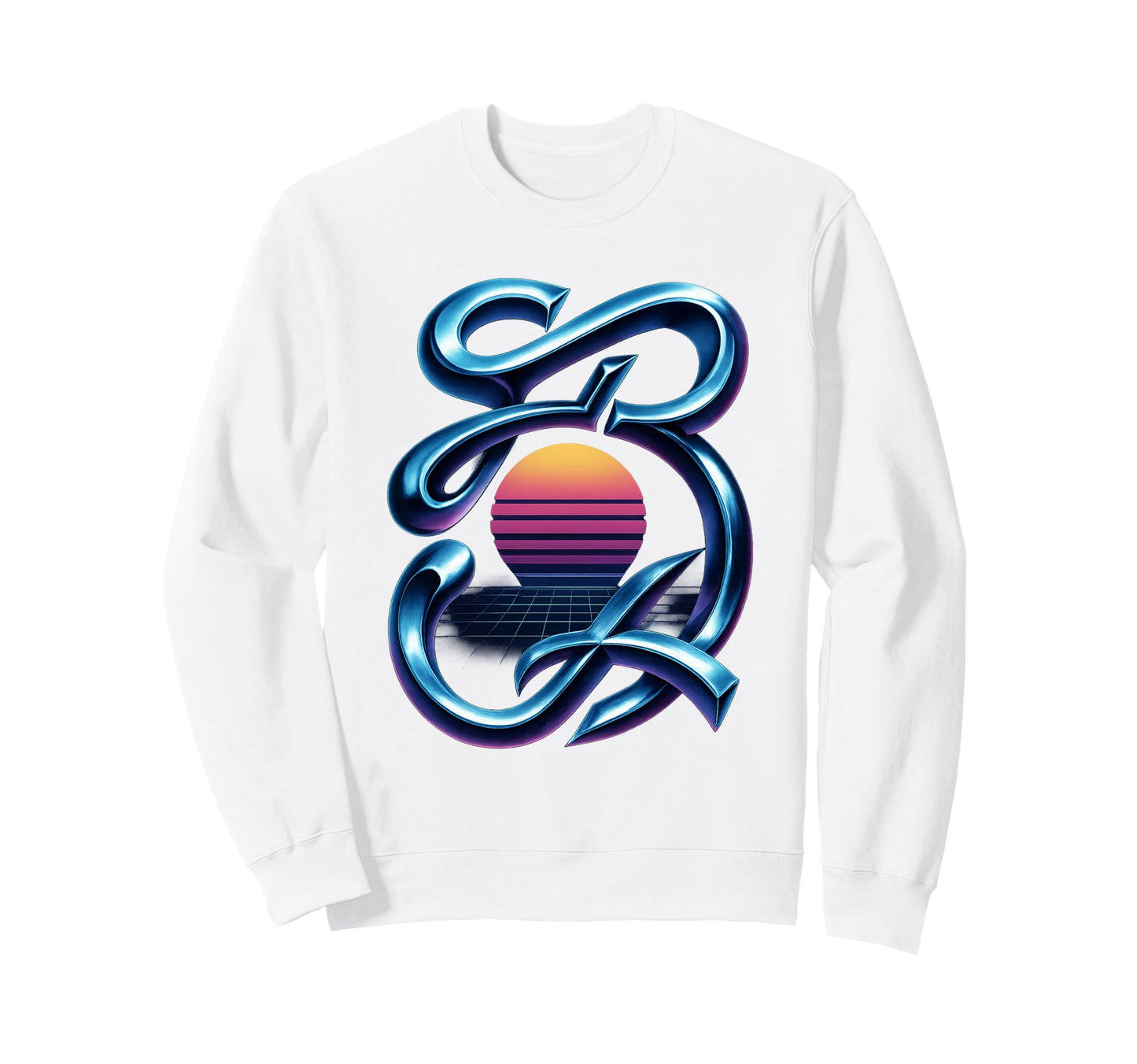 80S Synthwave Sweatshirt - Trendy Graphic Unisex - T-Shirt, Sweatshirt, Hoodie