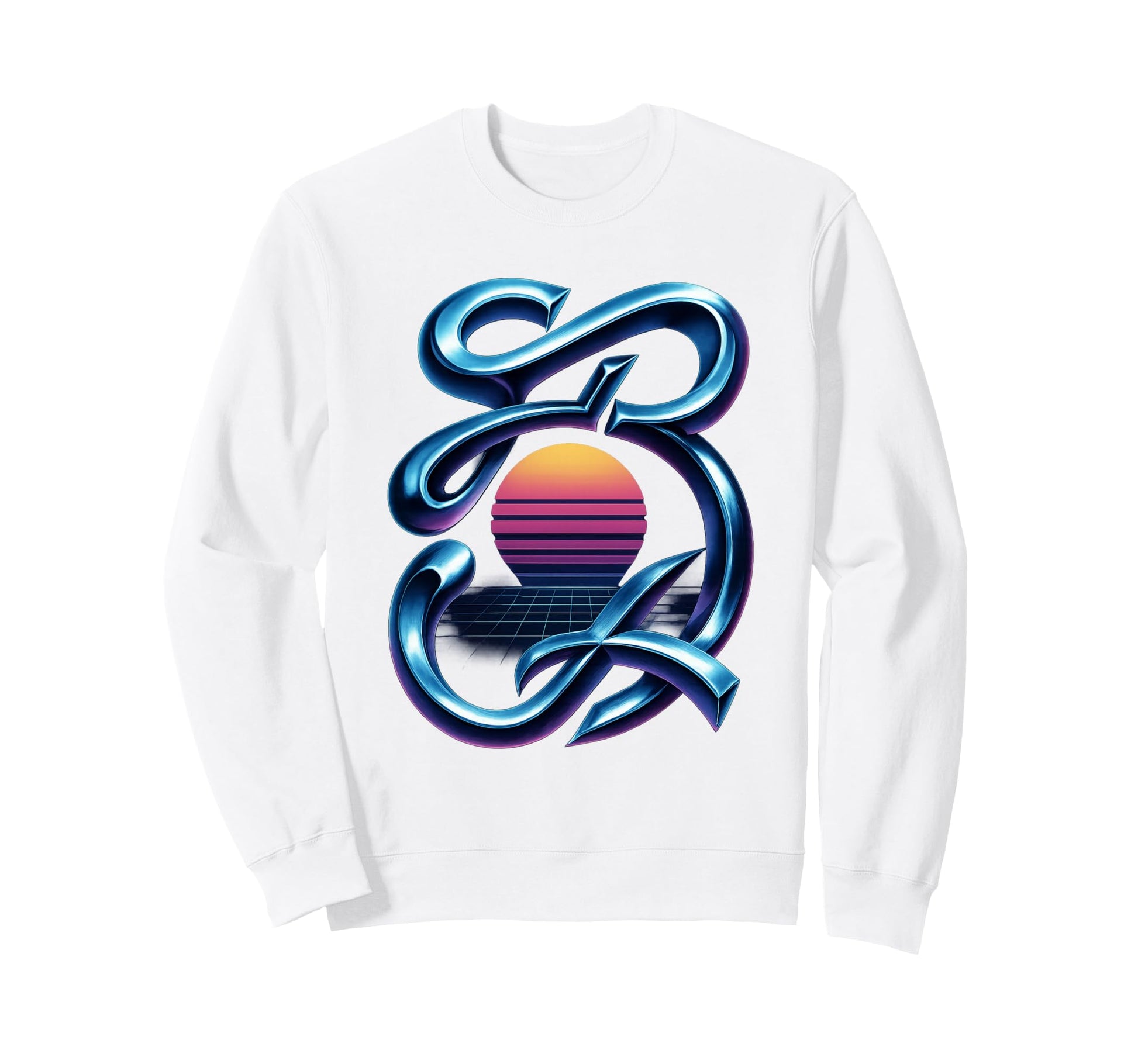 80S Synthwave Sweatshirt - Trendy Graphic Unisex - T-Shirt, Sweatshirt, Hoodie