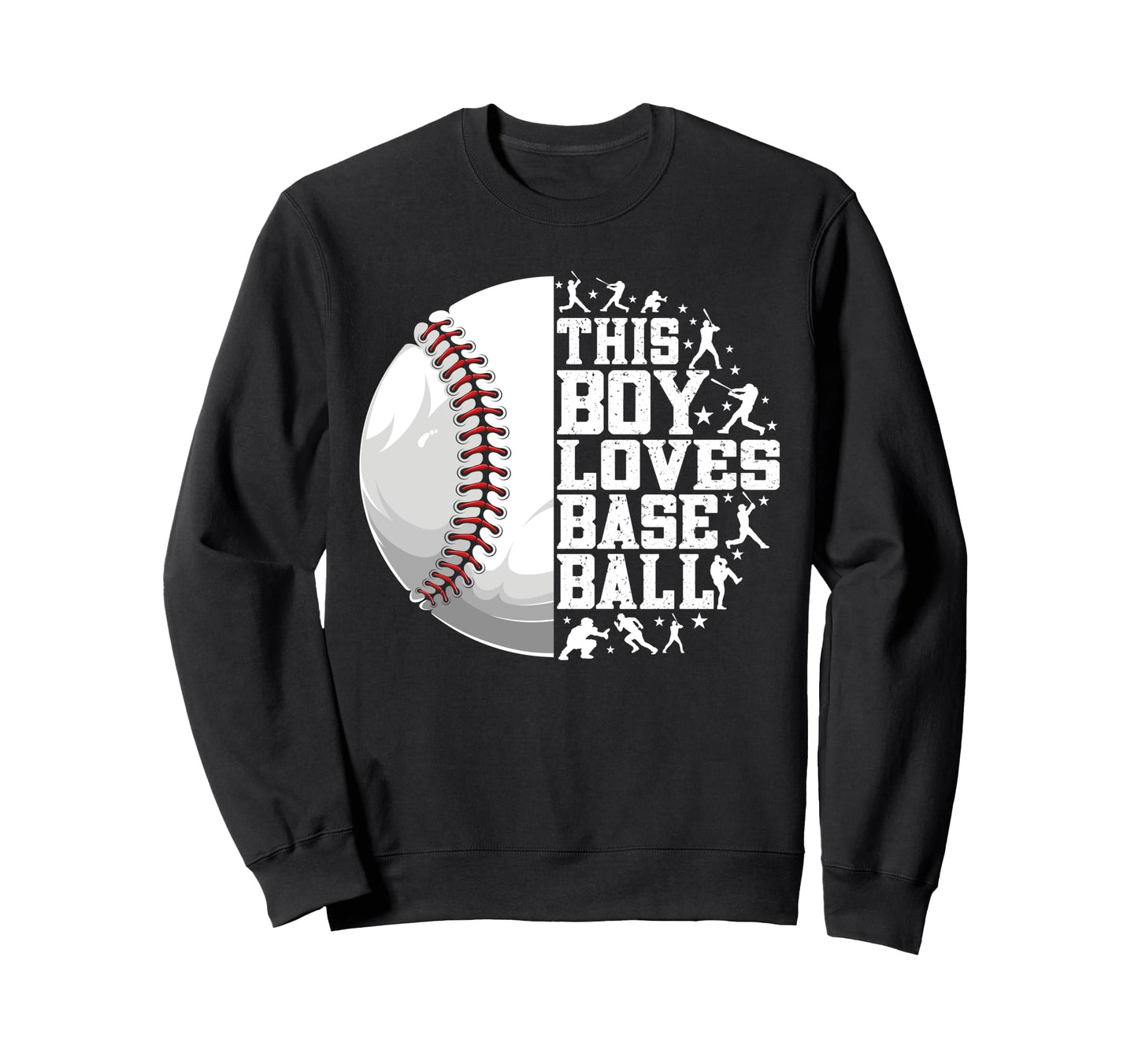 This Loves Base Ball Funny Sweatshirt - Casual Everyday Wear for Adults - T-Shirt, Sweatshirt, Hoodie