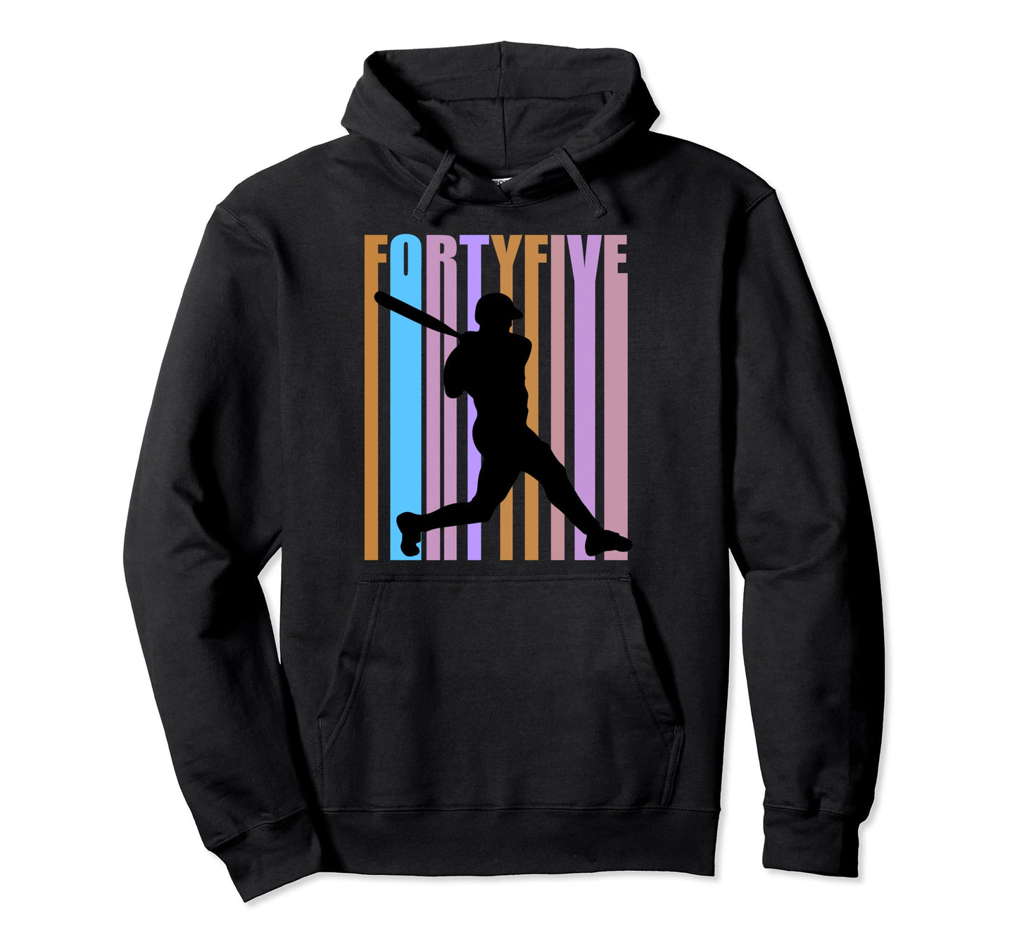 45Th Birthday Mens Baseball Hoodie - Casual Everyday Wear for Adults - T-Shirt, Sweatshirt, Hoodie