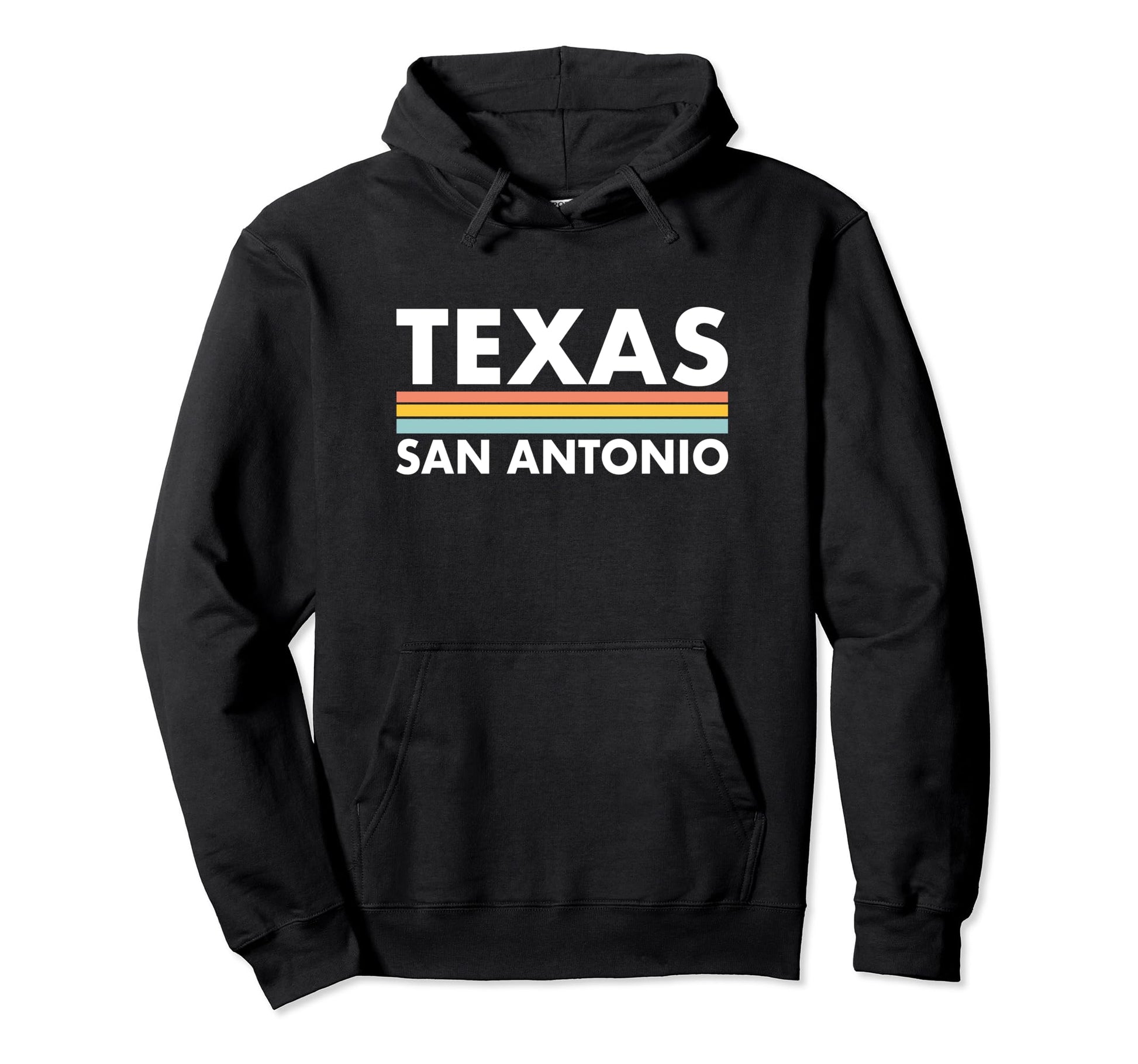 Texas San Antonio Stripes Hoodie - Custom Art Print Men Women - T-Shirt, Sweatshirt, Hoodie