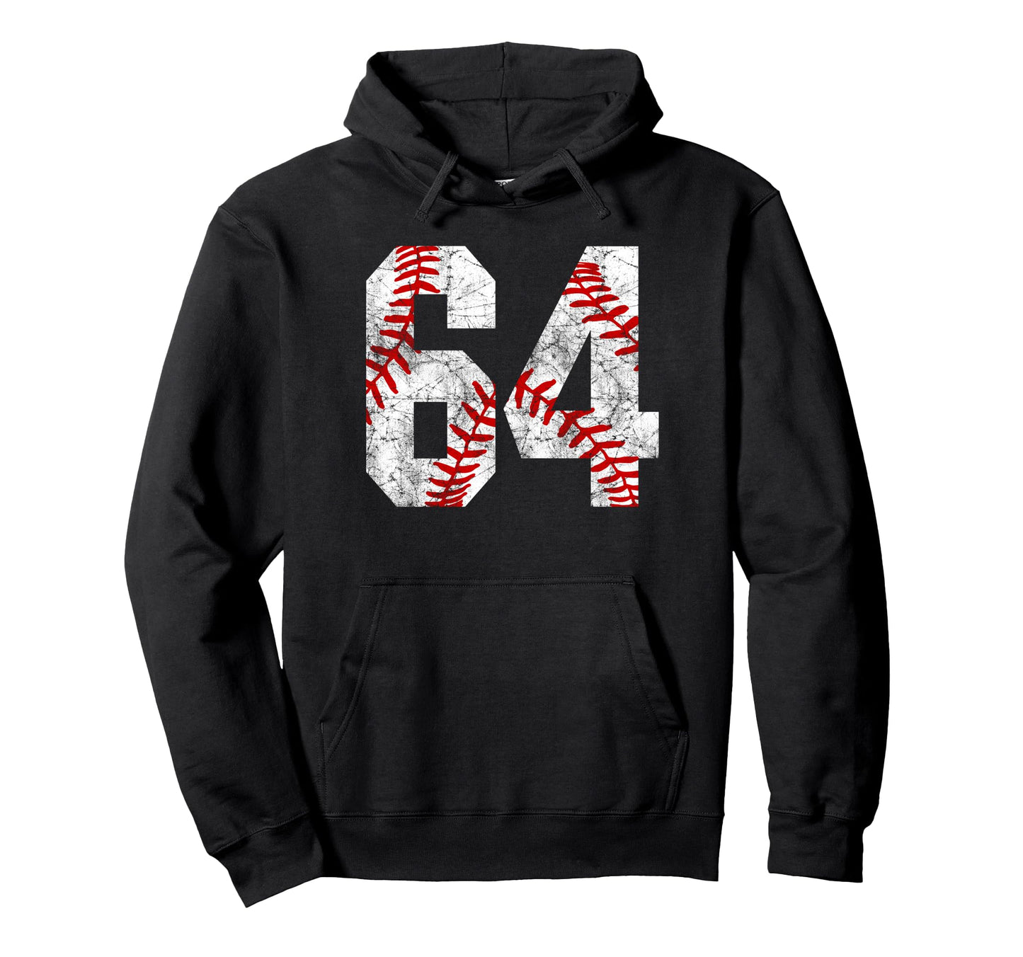 Baseball Mom 64 Jersey Baseball Hoodie - Casual Everyday Wear Unisex - T-Shirt, Sweatshirt, Hoodie