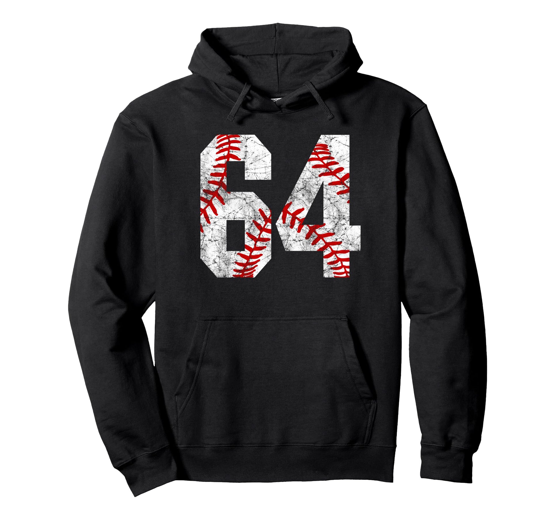 Baseball Mom 64 Jersey Baseball Hoodie - Casual Everyday Wear Unisex - T-Shirt, Sweatshirt, Hoodie