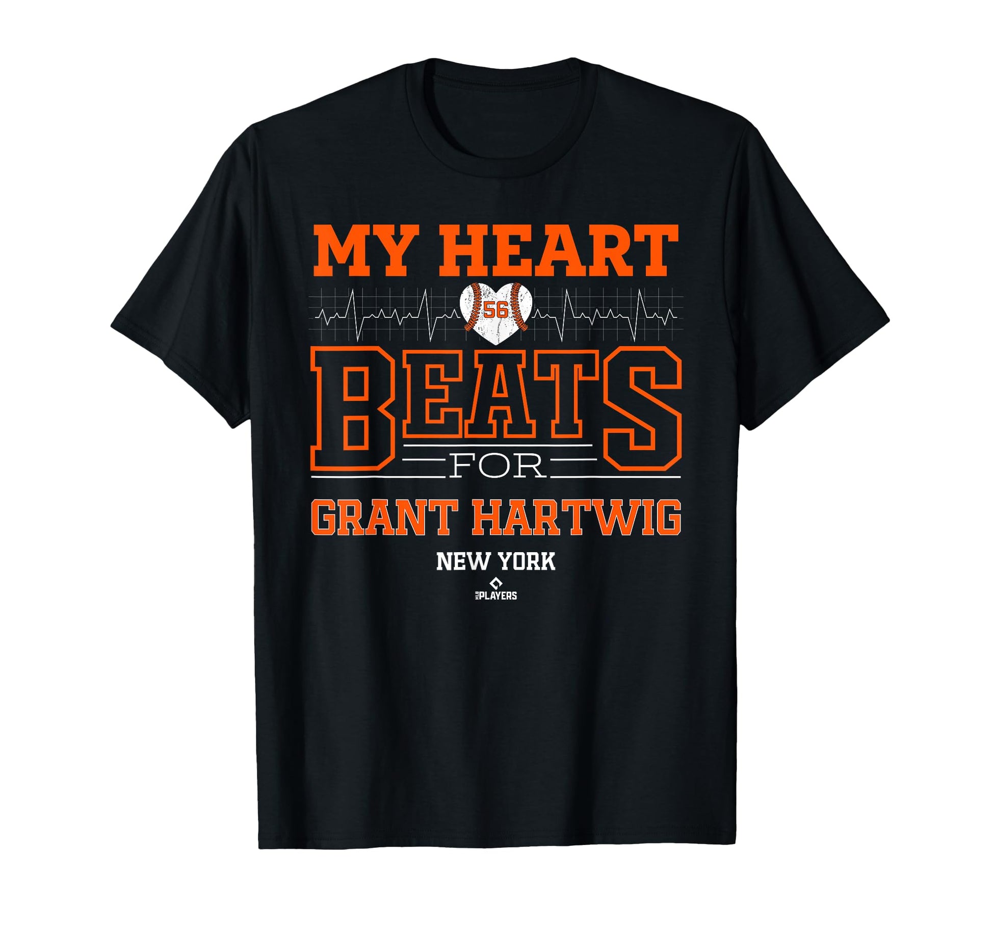 My Heart Beats Grant Hartwig New York T-Shirt - Trendy Graphic Men Women - T-Shirt, Sweatshirt, Hoodie