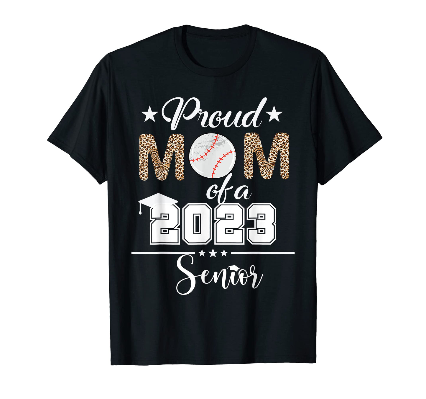 Womens Proud Mom 2023 Senior Class T-Shirt - Novelty Apparel for Adults - T-Shirt, Sweatshirt, Hoodie