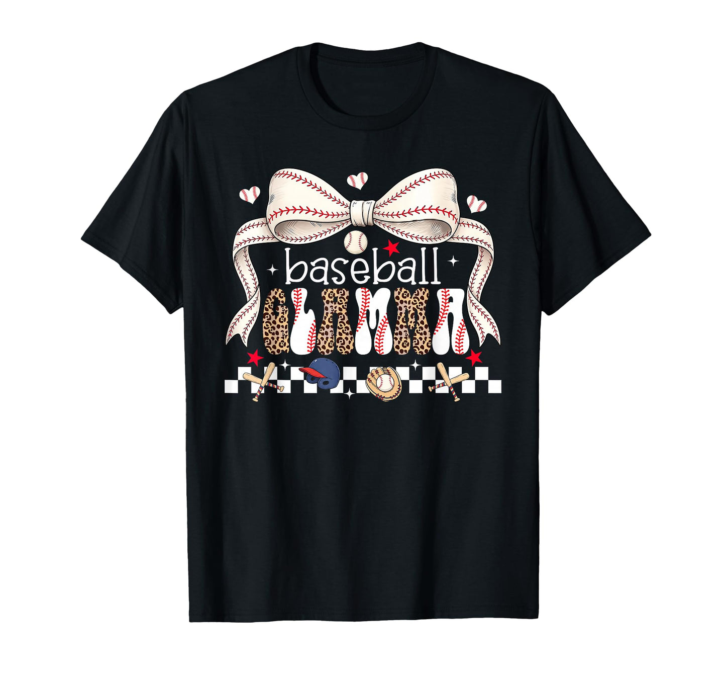Baseball Glamma Coquette Bow Baseball T-Shirt - Trendy Graphic Unisex - T-Shirt, Sweatshirt, Hoodie