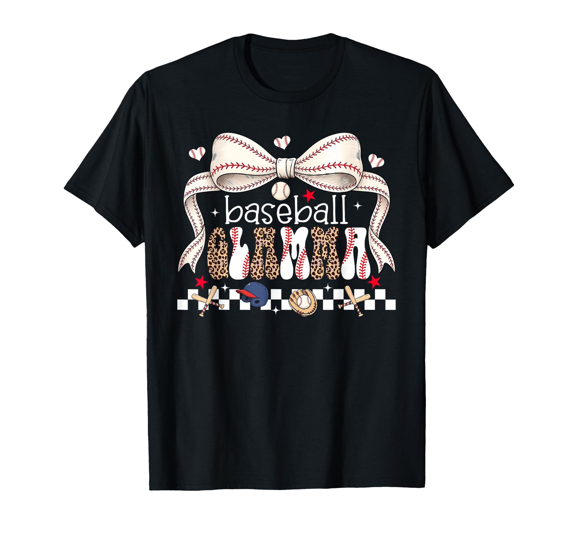 Baseball Glamma Coquette Bow Baseball T-Shirt - Trendy Graphic Unisex - T-Shirt, Sweatshirt, Hoodie
