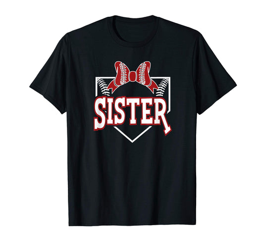 Adorable Baseball Bow And Home Plate T-Shirt - Trendy Graphic Men Women - T-Shirt, Sweatshirt, Hoodie