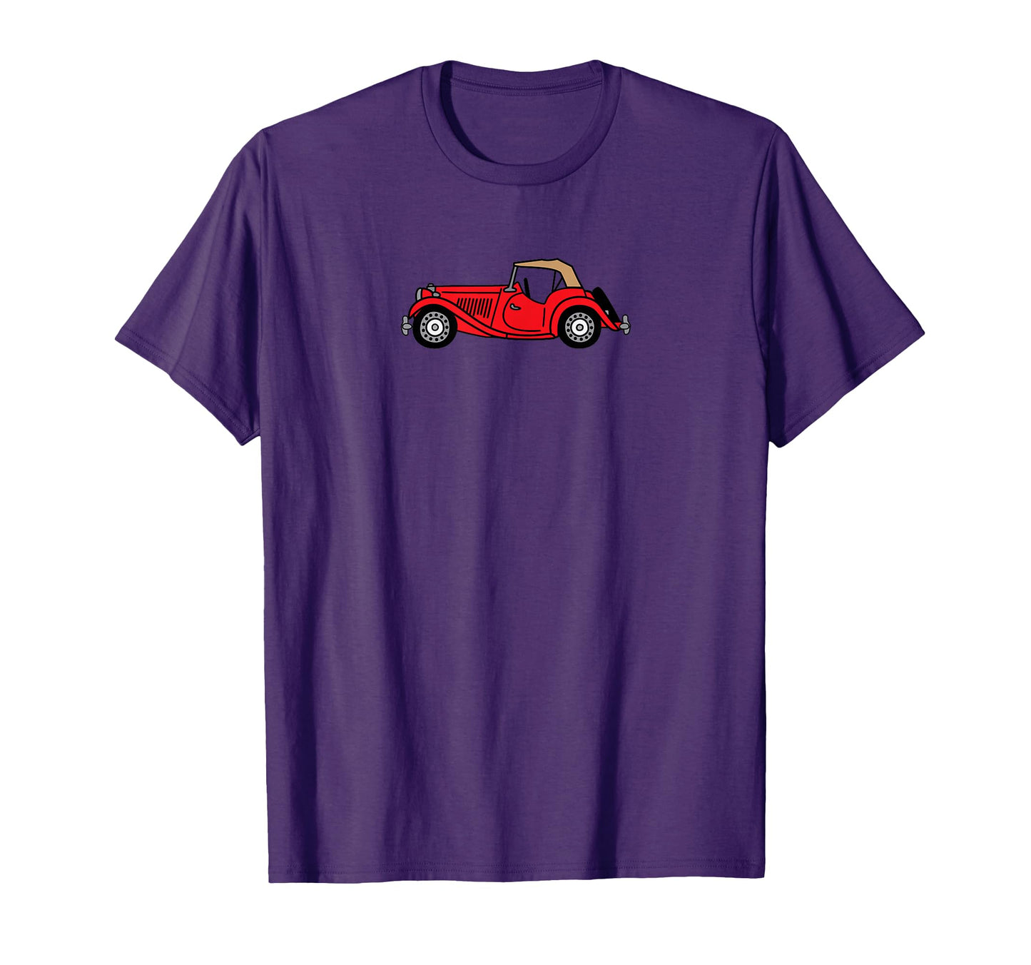 Mgtd Mg Td Red British Sportscar T-Shirt - Casual Everyday Wear Unisex - T-Shirt, Sweatshirt, Hoodie