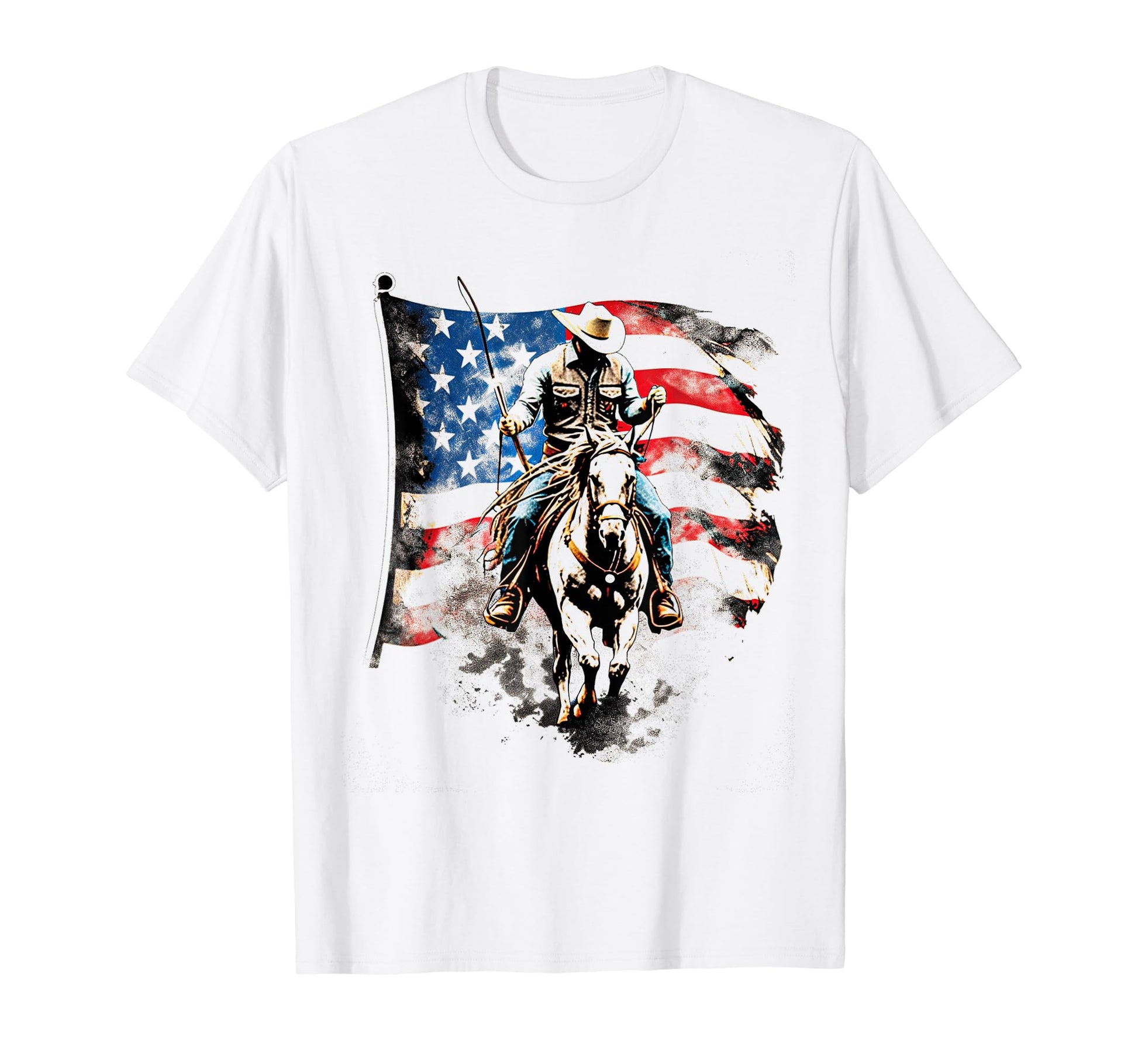 Cowboy Rodeo Horse Riding Usa Cowboy T-Shirt - Novelty Apparel Unisex - T-Shirt, Sweatshirt, Hoodie