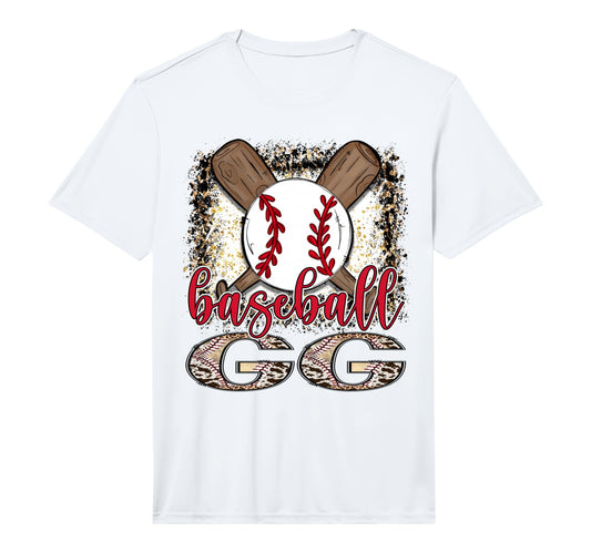 Baseball Gg Leopard Proud Ball Gg Game Day T-Shirt - Unique Graphic Unisex - T-Shirt, Sweatshirt, Hoodie