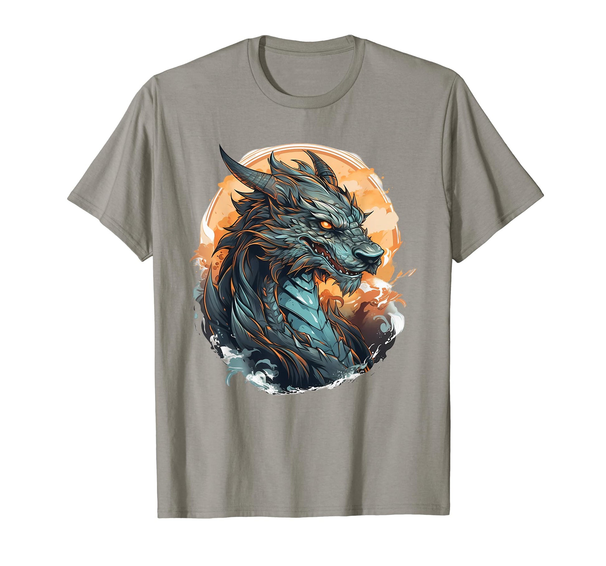 Western Dragon T-Shirt - Novelty Apparel for Adults - T-Shirt, Sweatshirt, Hoodie