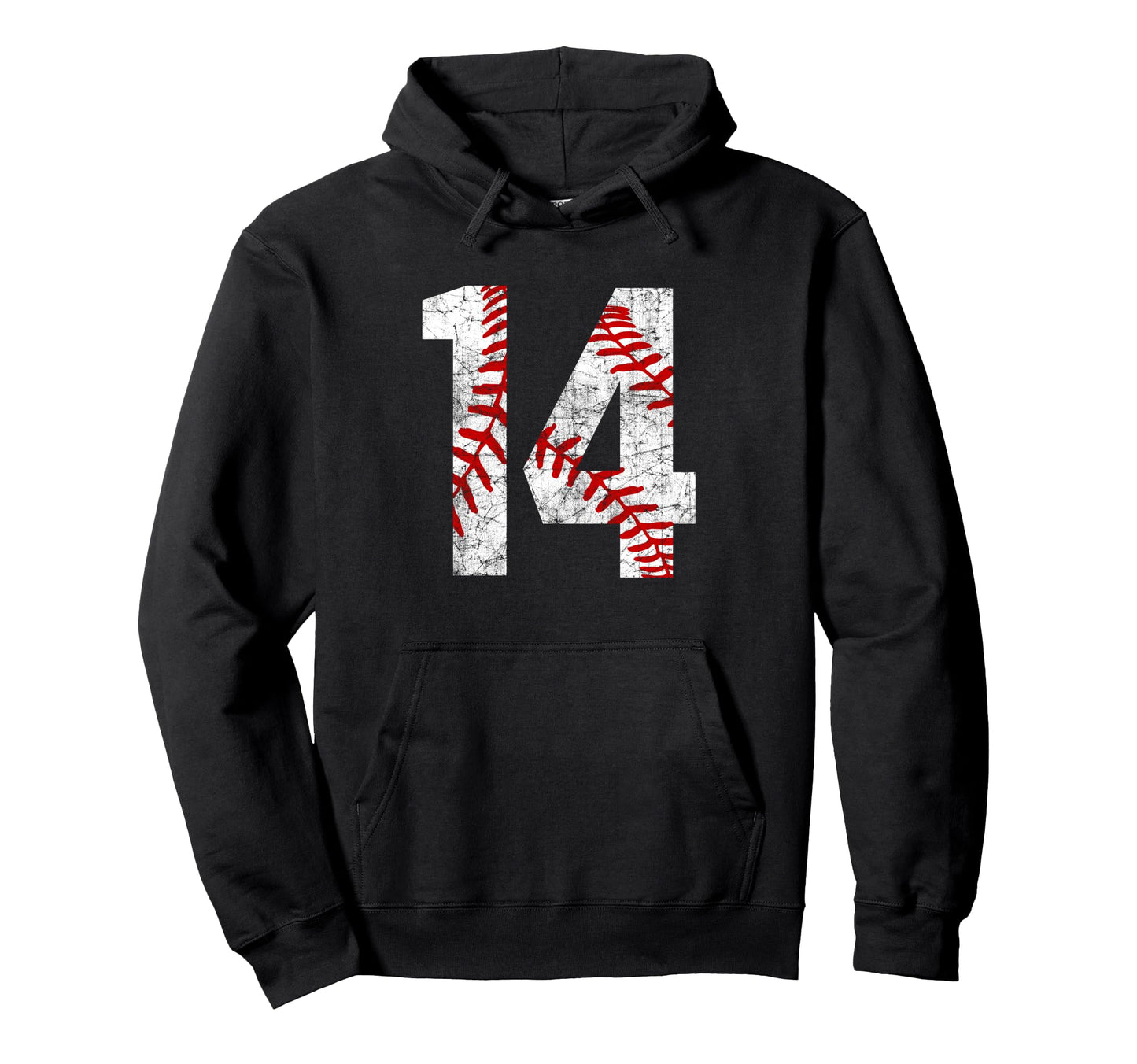 Baseball Mom 14 Jersey Baseball Favorite Hoodie - Graphic Print Unisex - T-Shirt, Sweatshirt, Hoodie