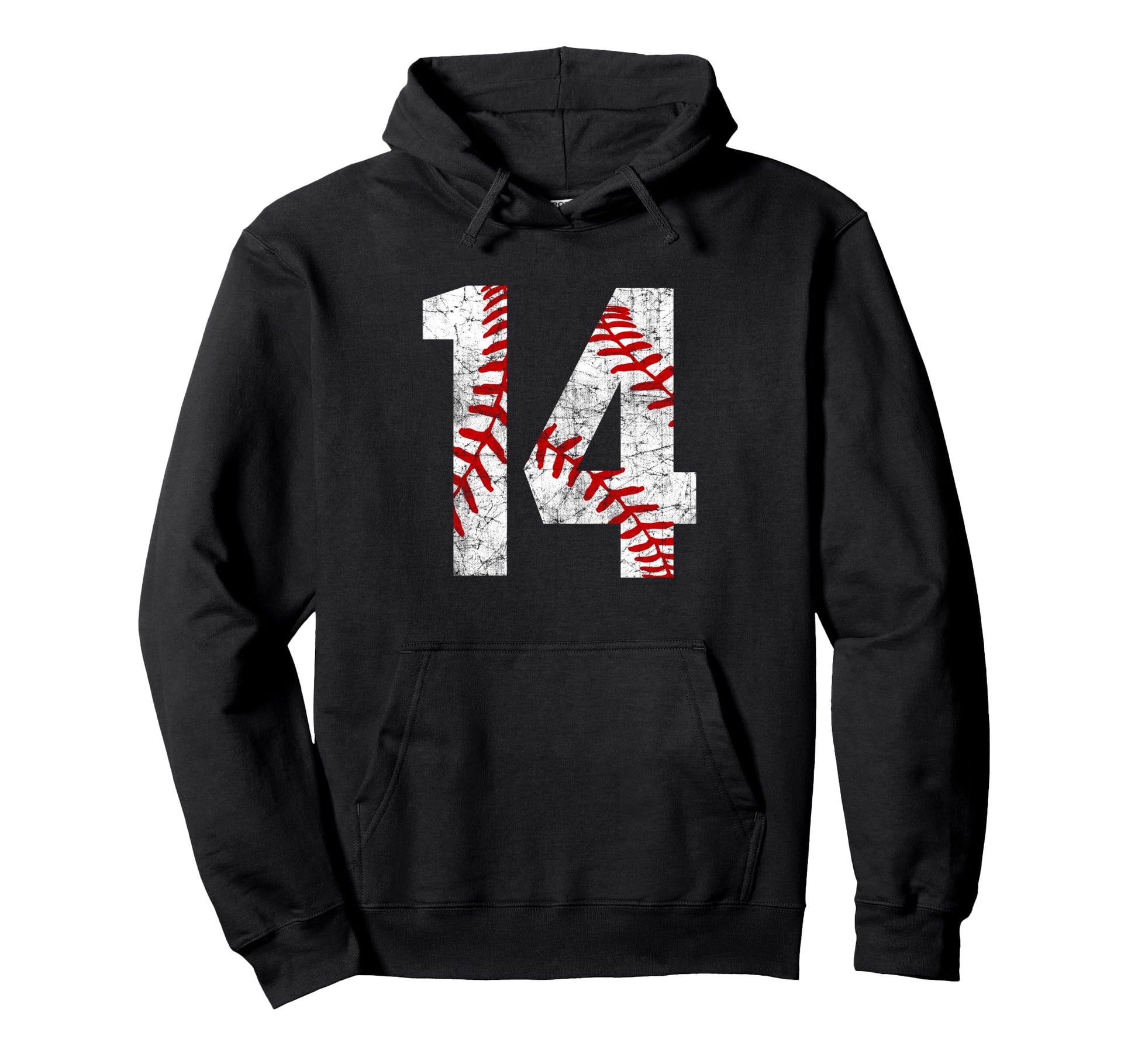 Baseball Mom 14 Jersey Baseball Favorite Hoodie - Graphic Print Unisex - T-Shirt, Sweatshirt, Hoodie
