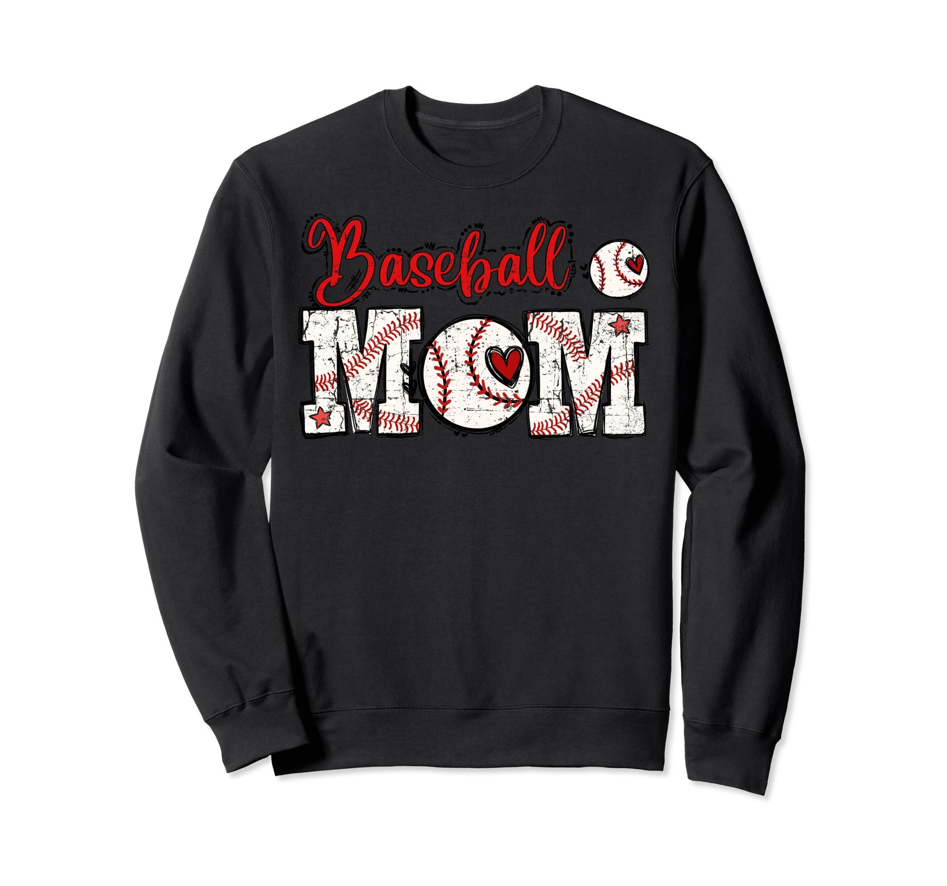 Baseball Mom Mothers Day Mama Sweatshirt - Novelty Apparel for Adults - T-Shirt, Sweatshirt, Hoodie
