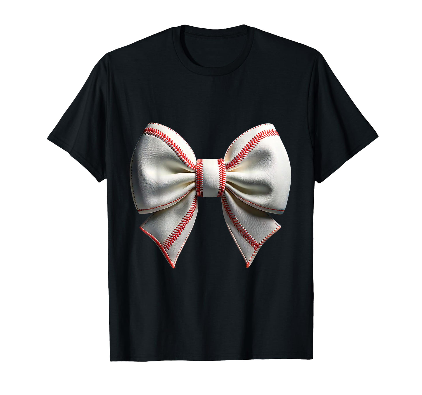 Baseball Bow T-Shirt - Unique Graphic Men Women - T-Shirt, Sweatshirt, Hoodie
