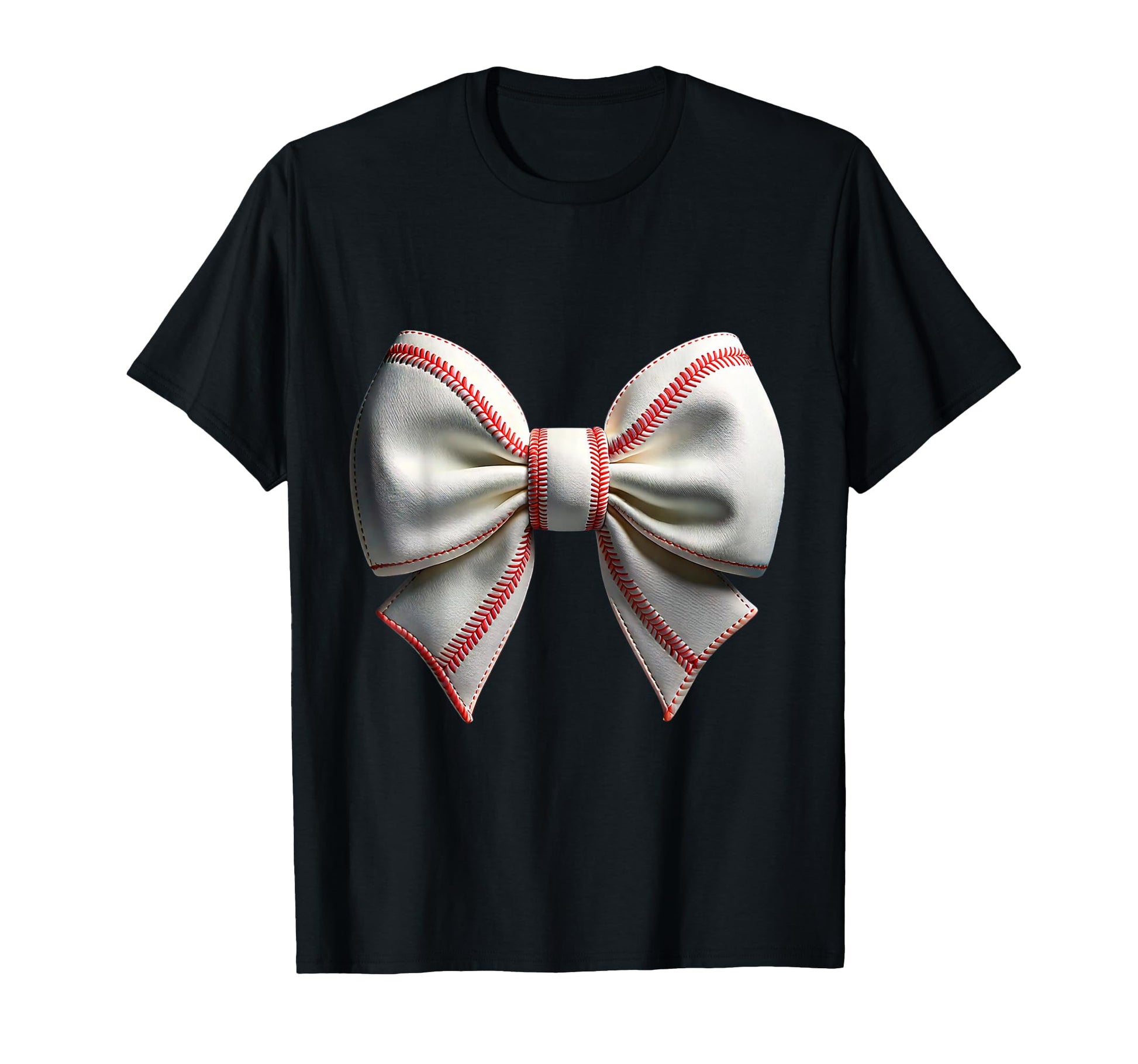Baseball Bow T-Shirt - Unique Graphic Men Women - T-Shirt, Sweatshirt, Hoodie