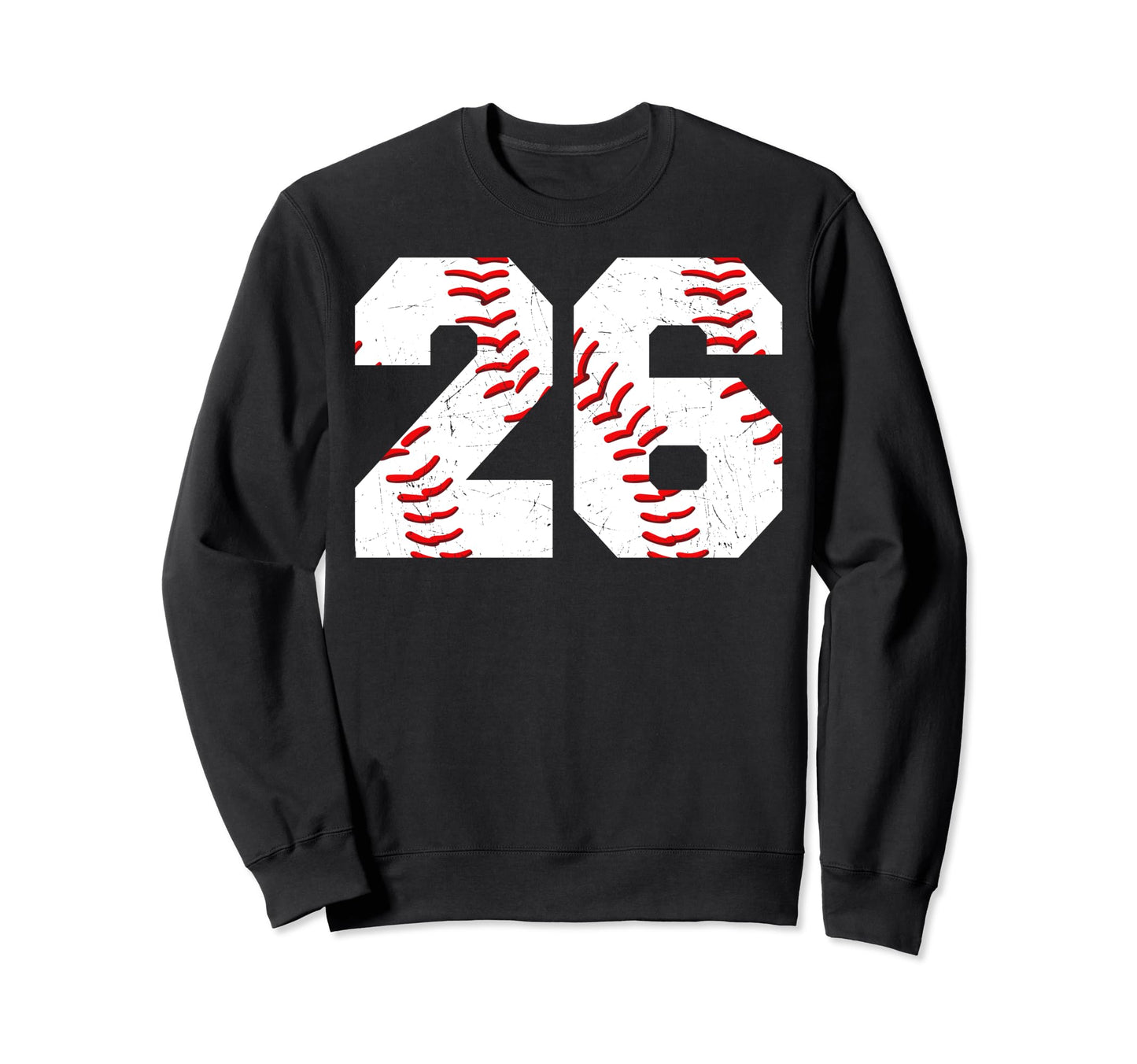 26 Birthday Baseball Theme Bday Party Sweatshirt - Trendy Graphic Unisex - T-Shirt, Sweatshirt, Hoodie