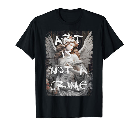 Aesthetic Streetwear Angel T-Shirt - Custom Art Print Men Women - T-Shirt, Sweatshirt, Hoodie