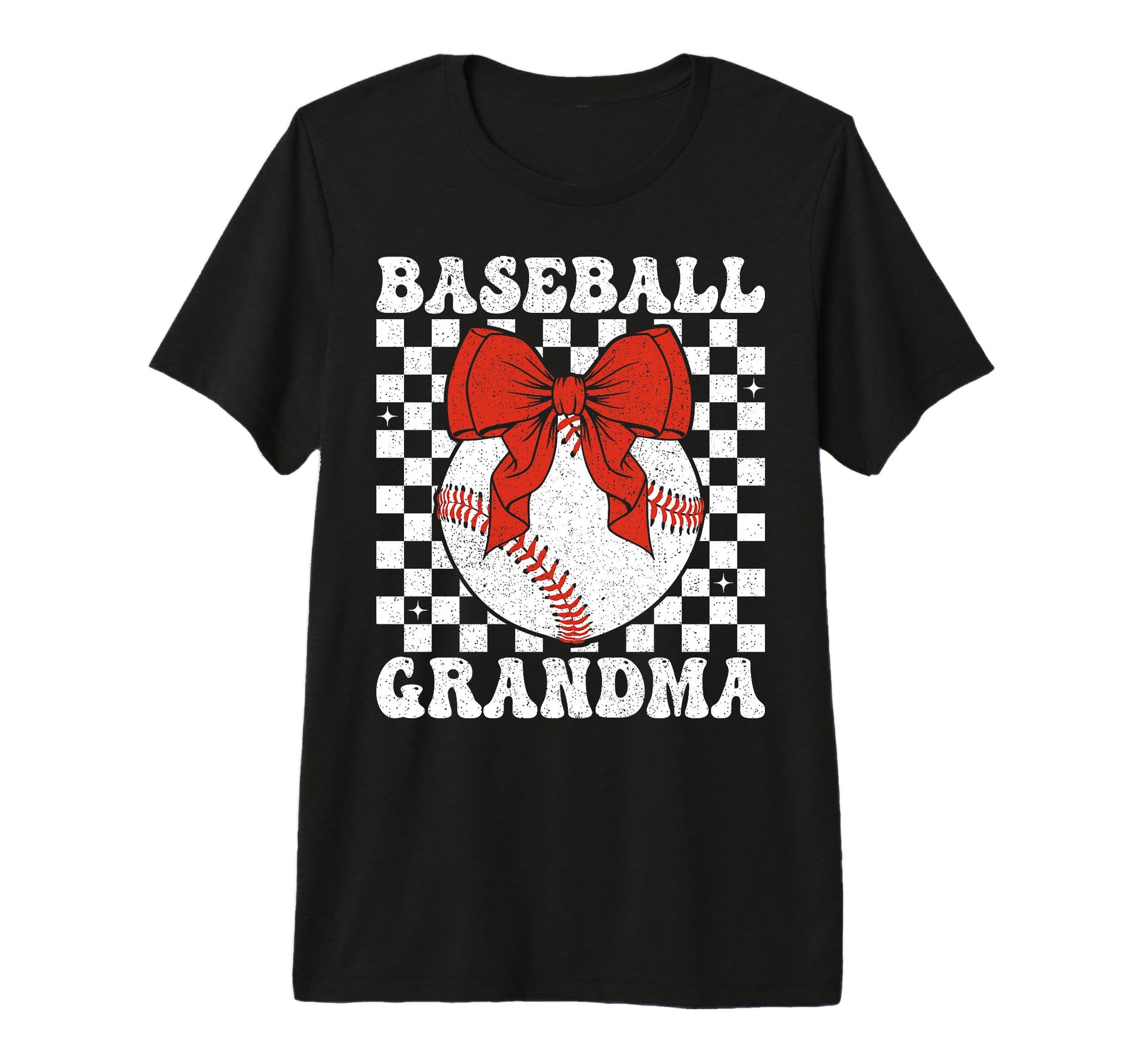 Baseball Grandma Coquette Bow Game Day T-Shirt - Novelty Apparel Unisex - T-Shirt, Sweatshirt, Hoodie