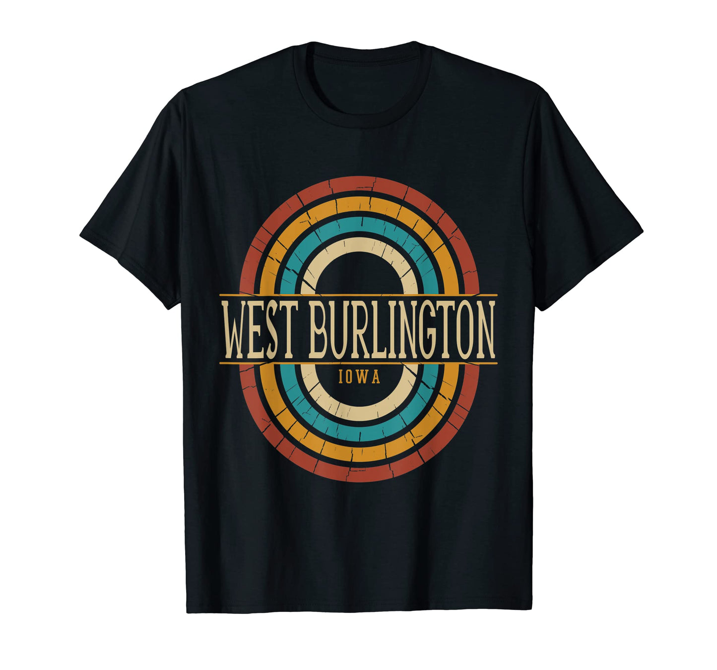 West Burlington Iowa Ia Souvenirs T-Shirt - Aesthetic Graphic for Adults - T-Shirt, Sweatshirt, Hoodie