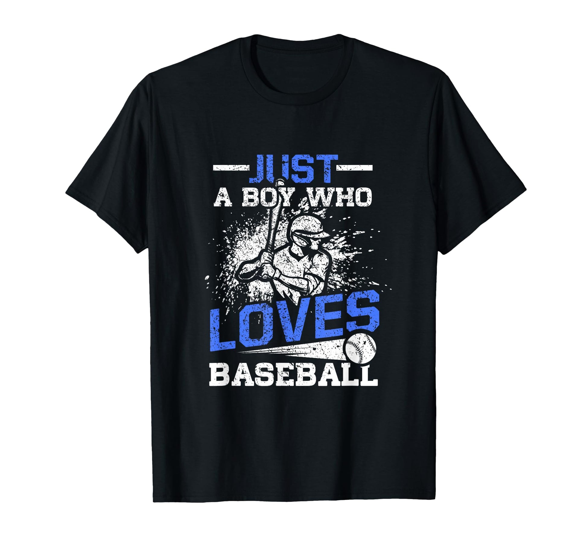 Just Who Loves Baseball Funny T-Shirt - Minimalist Print Men Women - T-Shirt, Sweatshirt, Hoodie