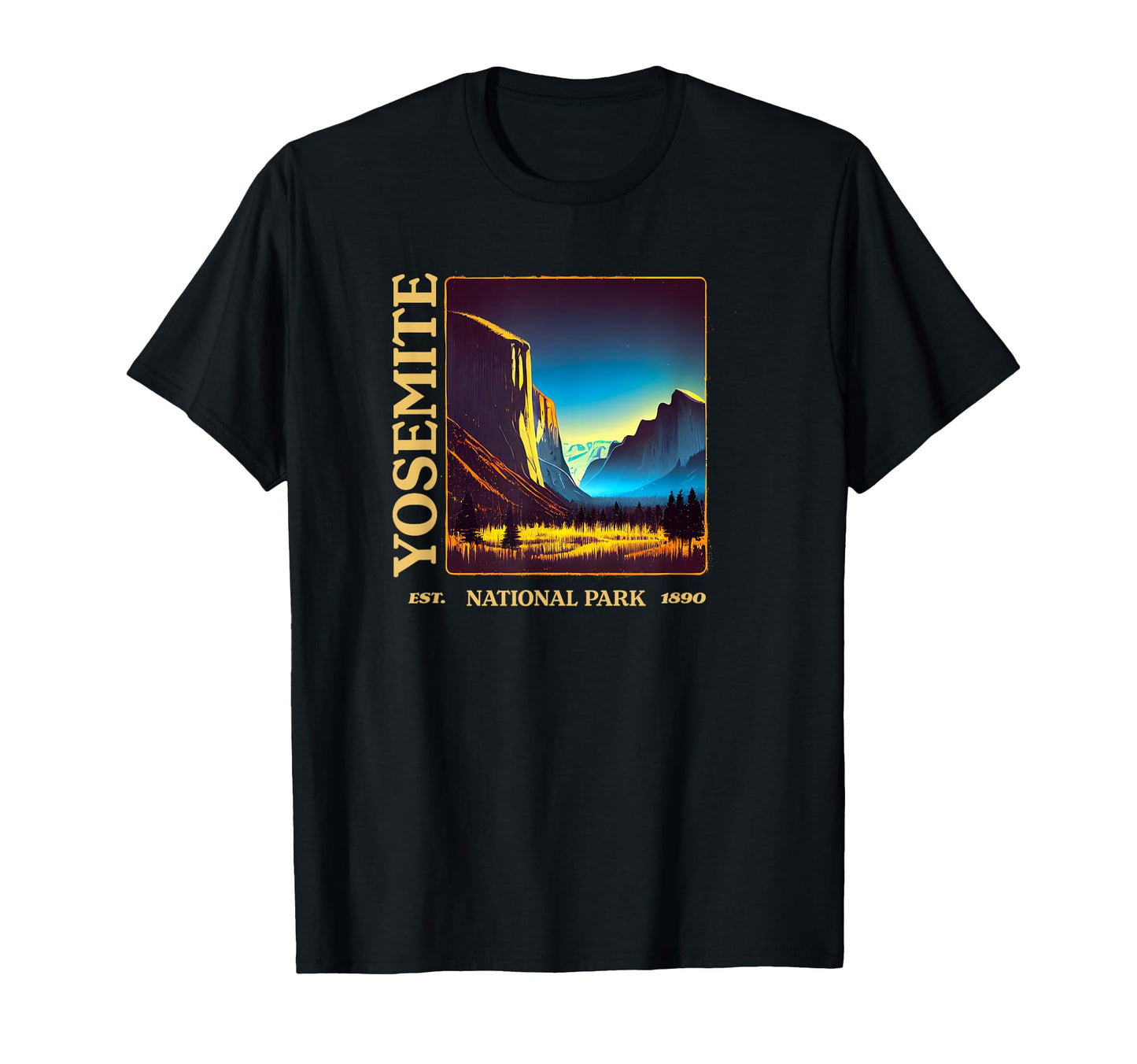 Yosemite Yosemite National Park T-Shirt - Minimalist Print Men Women - T-Shirt, Sweatshirt, Hoodie