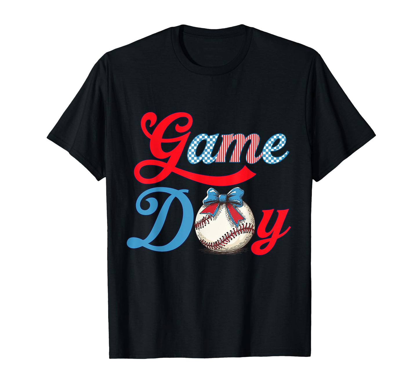 Game Day Baseball Baseball Coquette T-Shirt - Unique Graphic for Adults - T-Shirt, Sweatshirt, Hoodie