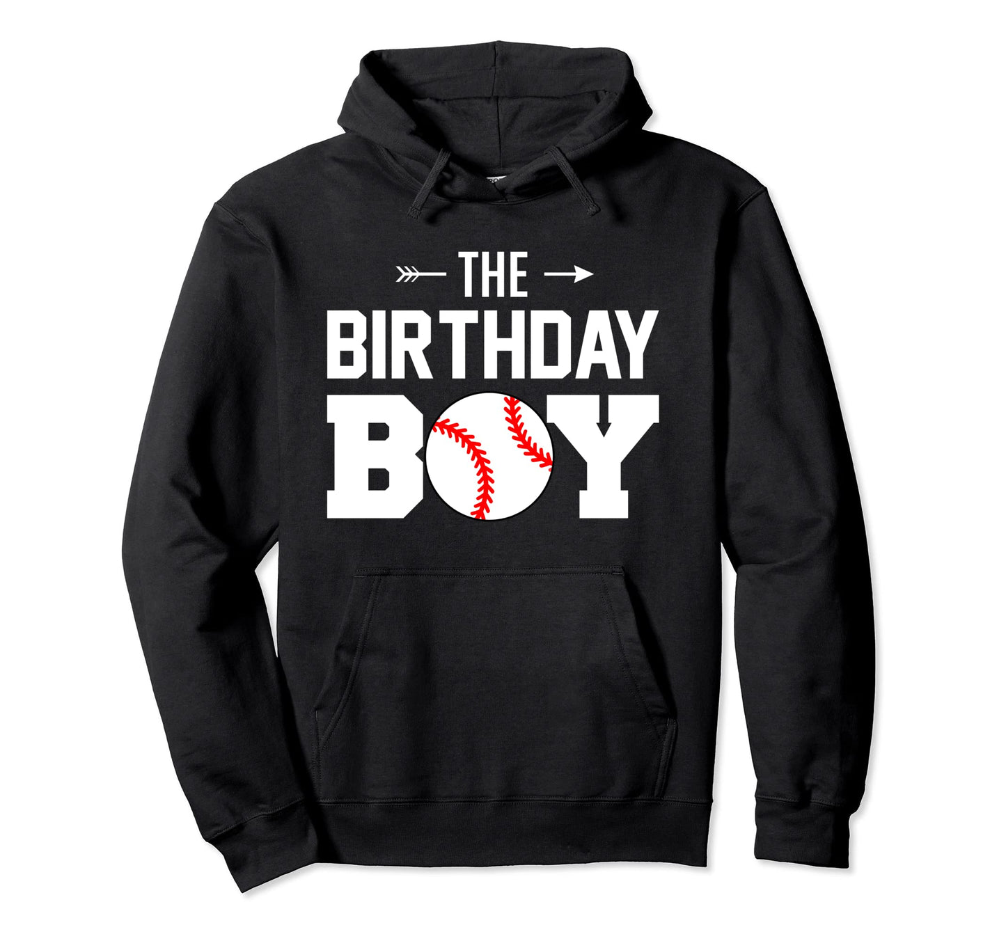 Birthday Funny Baseball Family Hoodie - Minimalist Print for Adults - T-Shirt, Sweatshirt, Hoodie