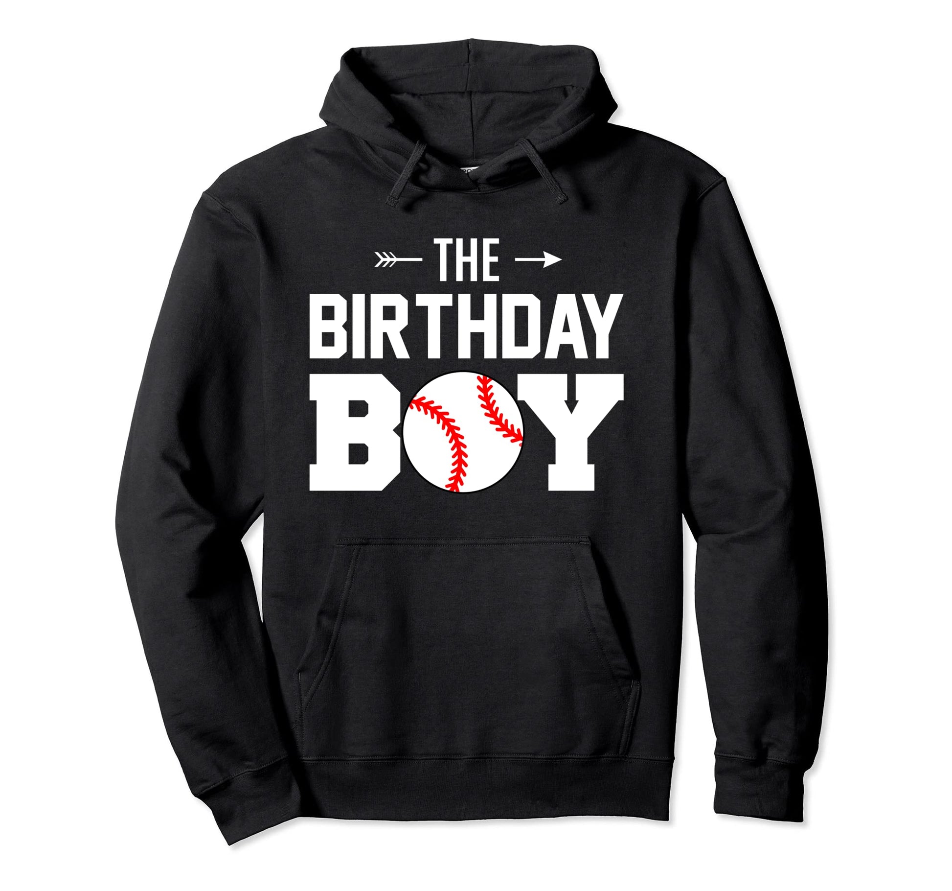 Birthday Funny Baseball Family Hoodie - Minimalist Print for Adults - T-Shirt, Sweatshirt, Hoodie