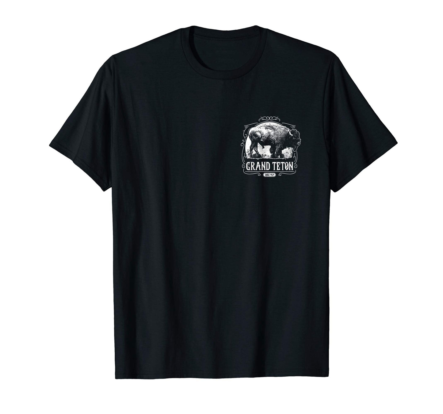 Grand Teton National Park Bison Wyoming T-Shirt - Trendy Graphic Men Women - T-Shirt, Sweatshirt, Hoodie