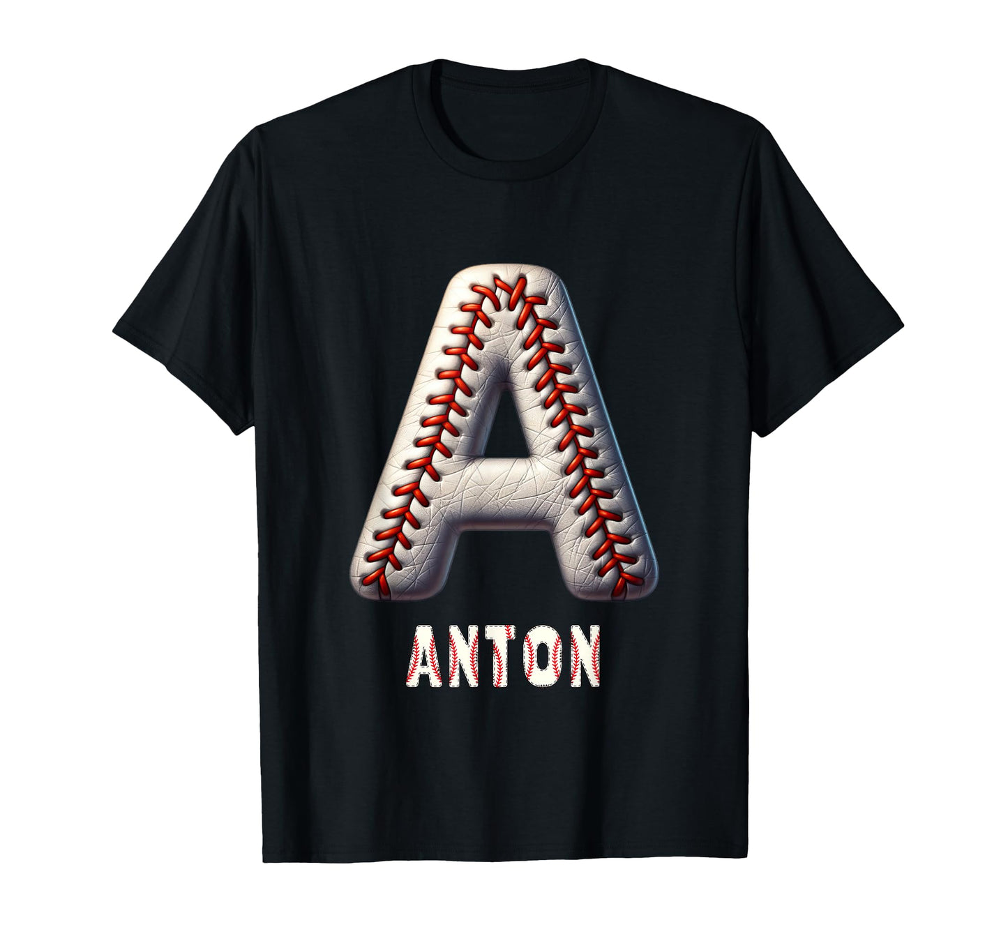 Baseball Home Run Ayaz Initial Letter T-Shirt - Graphic Print Men Women - T-Shirt, Sweatshirt, Hoodie