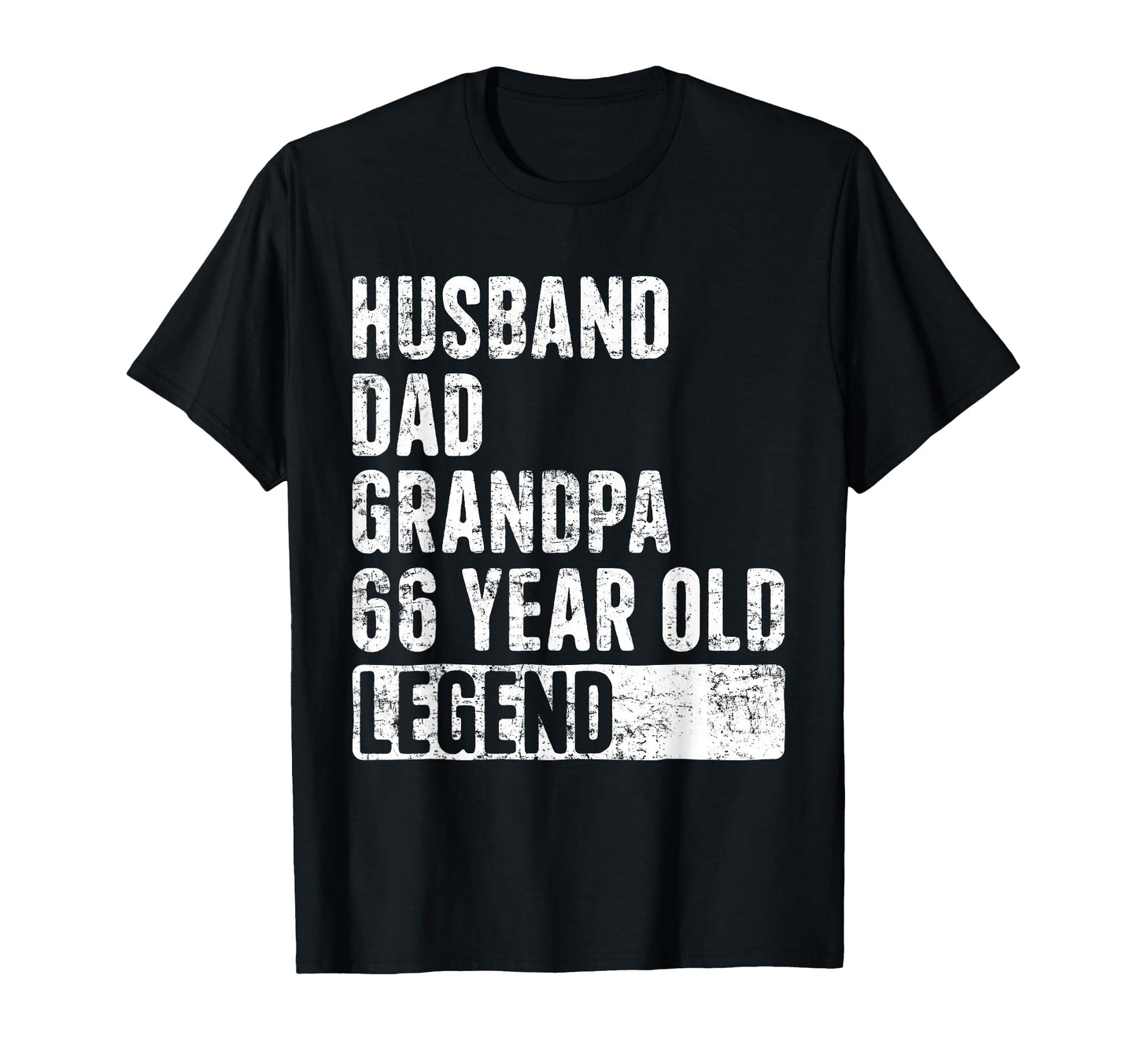 Husband Dad Grandpa 66 Year Old T-Shirt - Casual Everyday Wear for Adults - T-Shirt, Sweatshirt, Hoodie