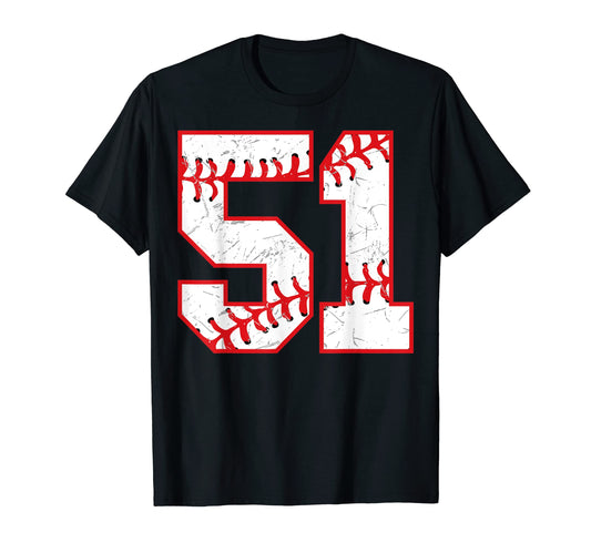 51 Birthday Baseball Theme Bday T-Shirt - Streetwear Style for Adults - T-Shirt, Sweatshirt, Hoodie