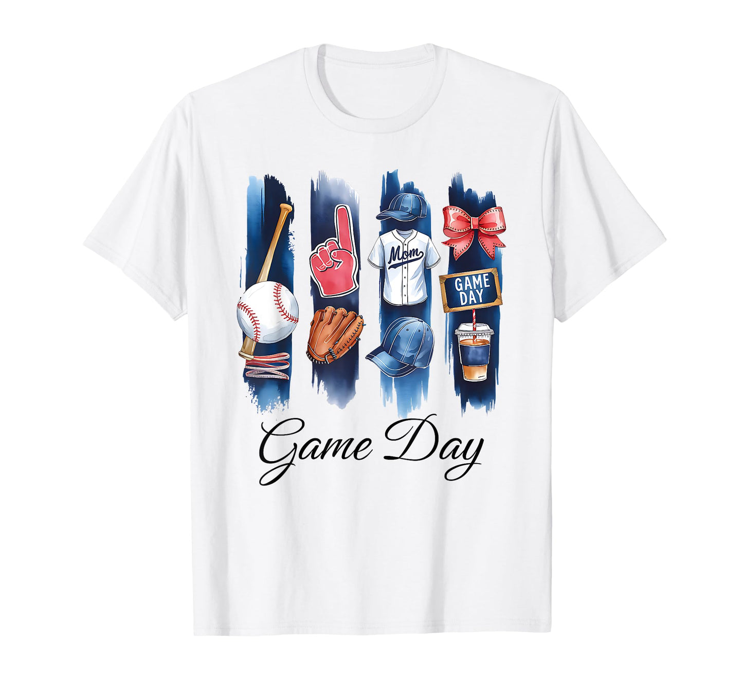 Baseball Coquette Bow Baseball Game Day T-Shirt - Trendy Graphic Unisex - T-Shirt, Sweatshirt, Hoodie