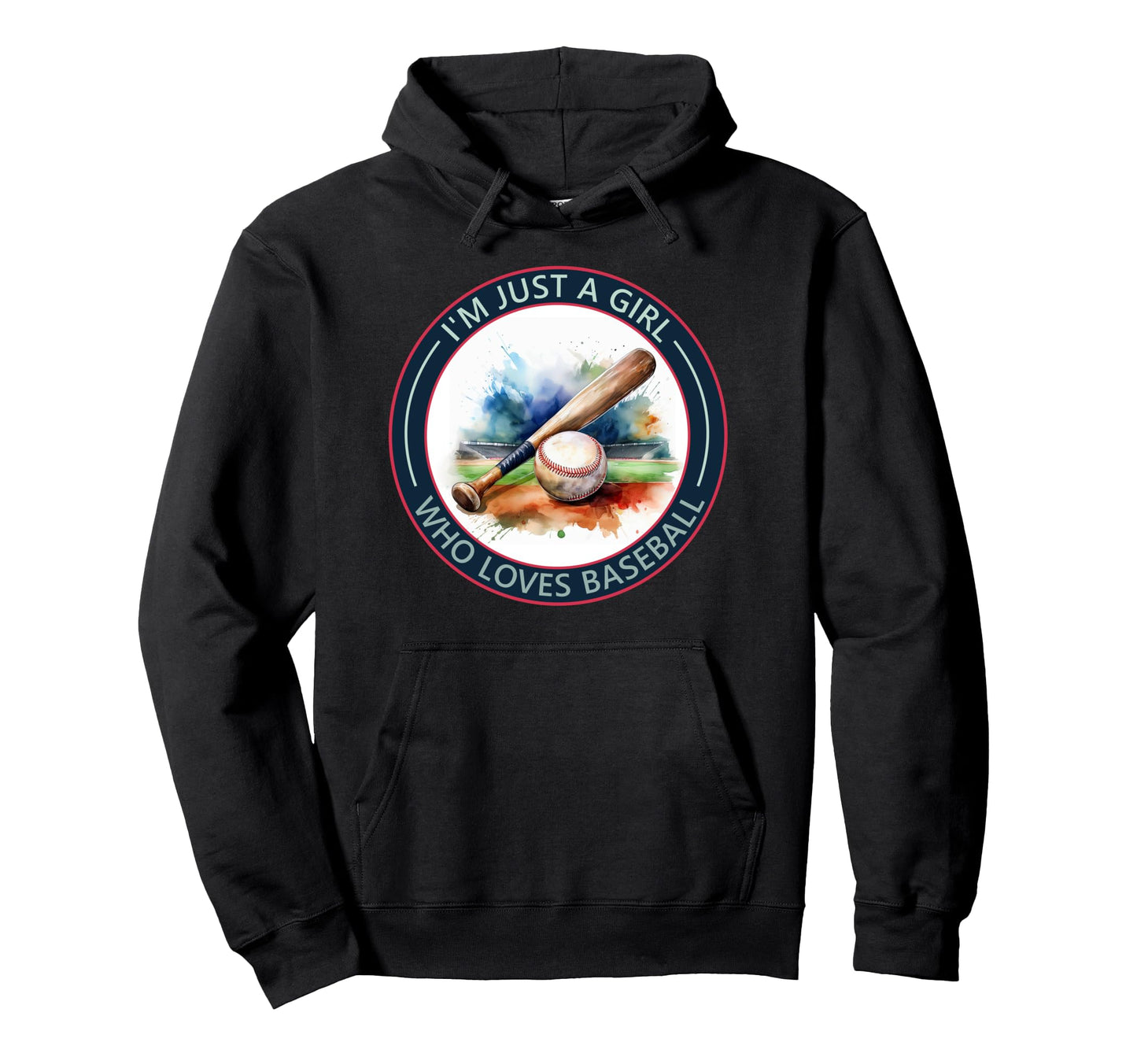 Im Just Who Loves Baseball Baseball Lover Hoodie - Trendy Graphic Men Women - T-Shirt, Sweatshirt, Hoodie