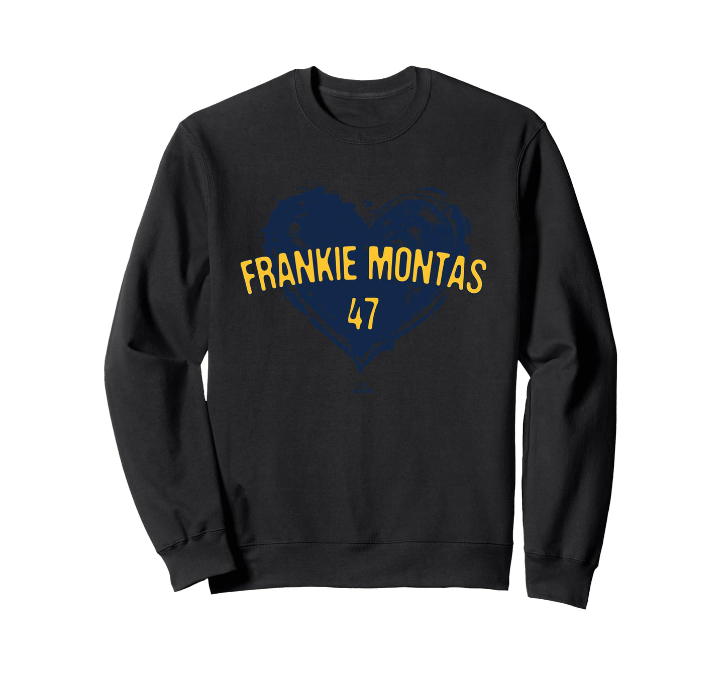Distressed Heart Frankie Montas Sweatshirt - Unique Graphic for Adults - T-Shirt, Sweatshirt, Hoodie